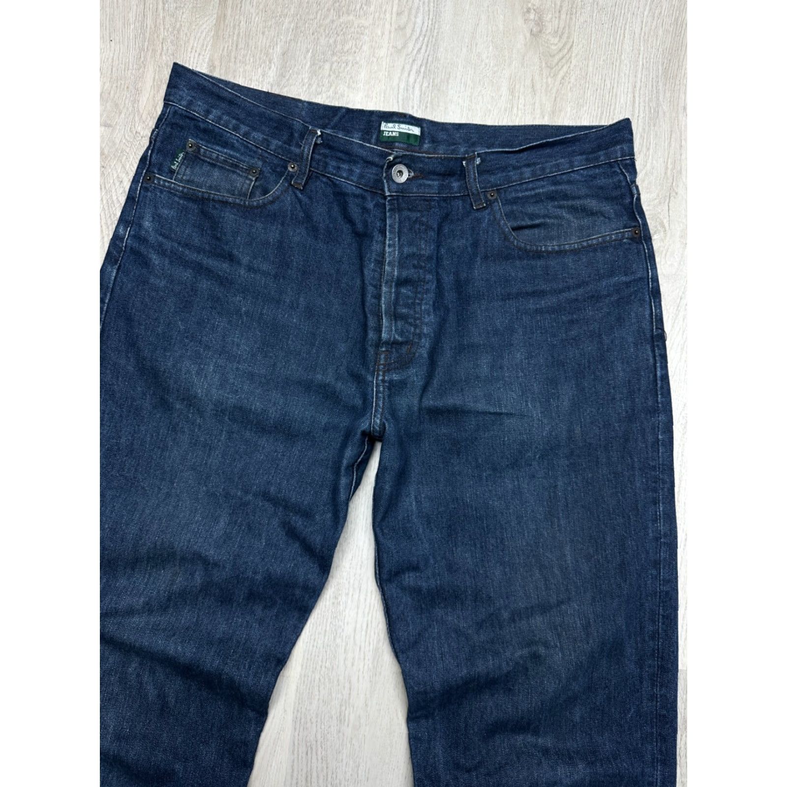 Paul Smith Paul Smith Jeans Denim Pants Mens Size 34 Blue Cotton Regular Straight Inseam 32" 76 cm 104 cm Knee Opening 22 cm Vintage No Size US 34 / EU 50 - 2 Thumbnail