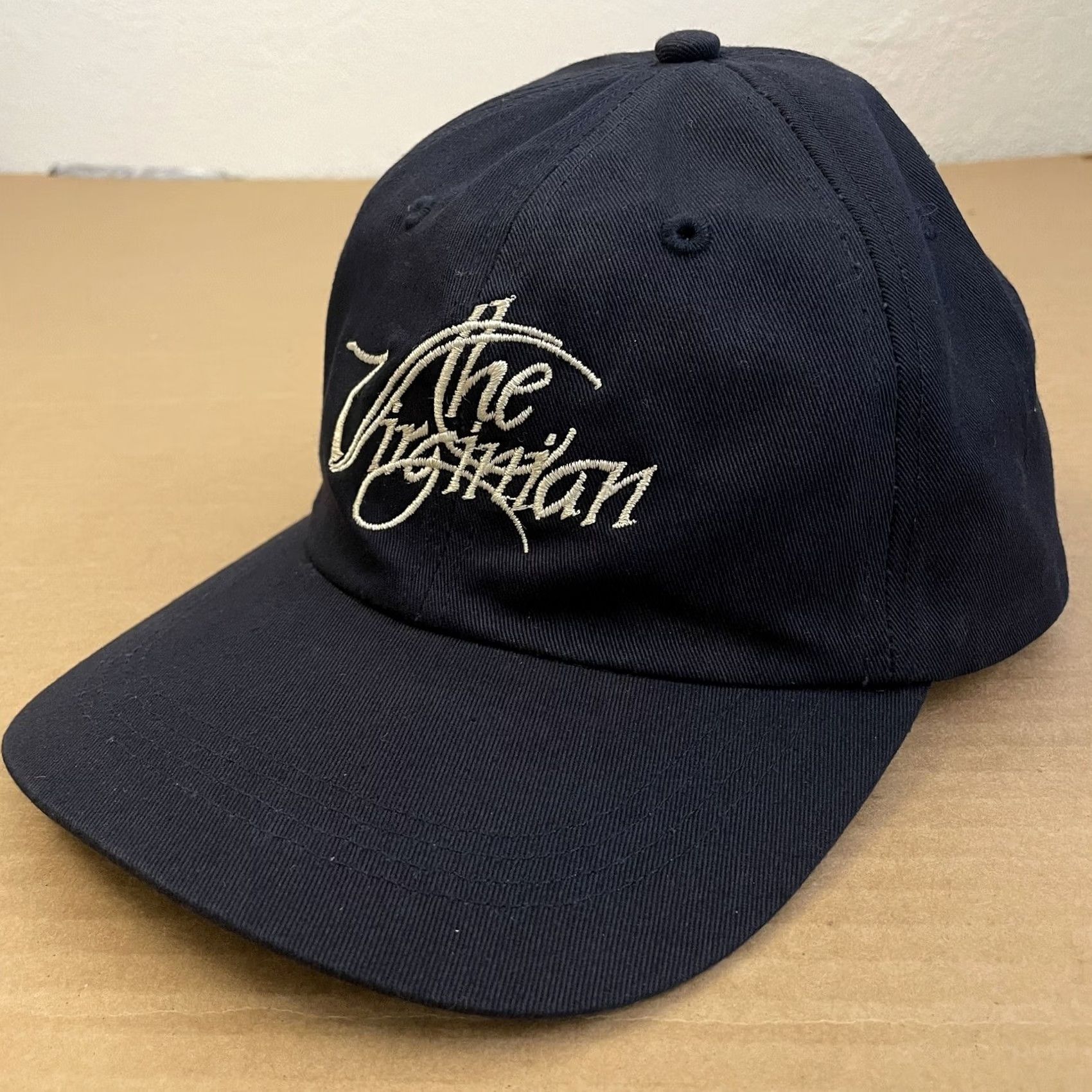Vintage Ahead The Virginian Hat Cap Strapback Adult Adjustable One Size Strap Back Mens Black Blue Cotton Baseball Cap USA Sports Retro Vintage: No Size ONE SIZE - 4 Thumbnail