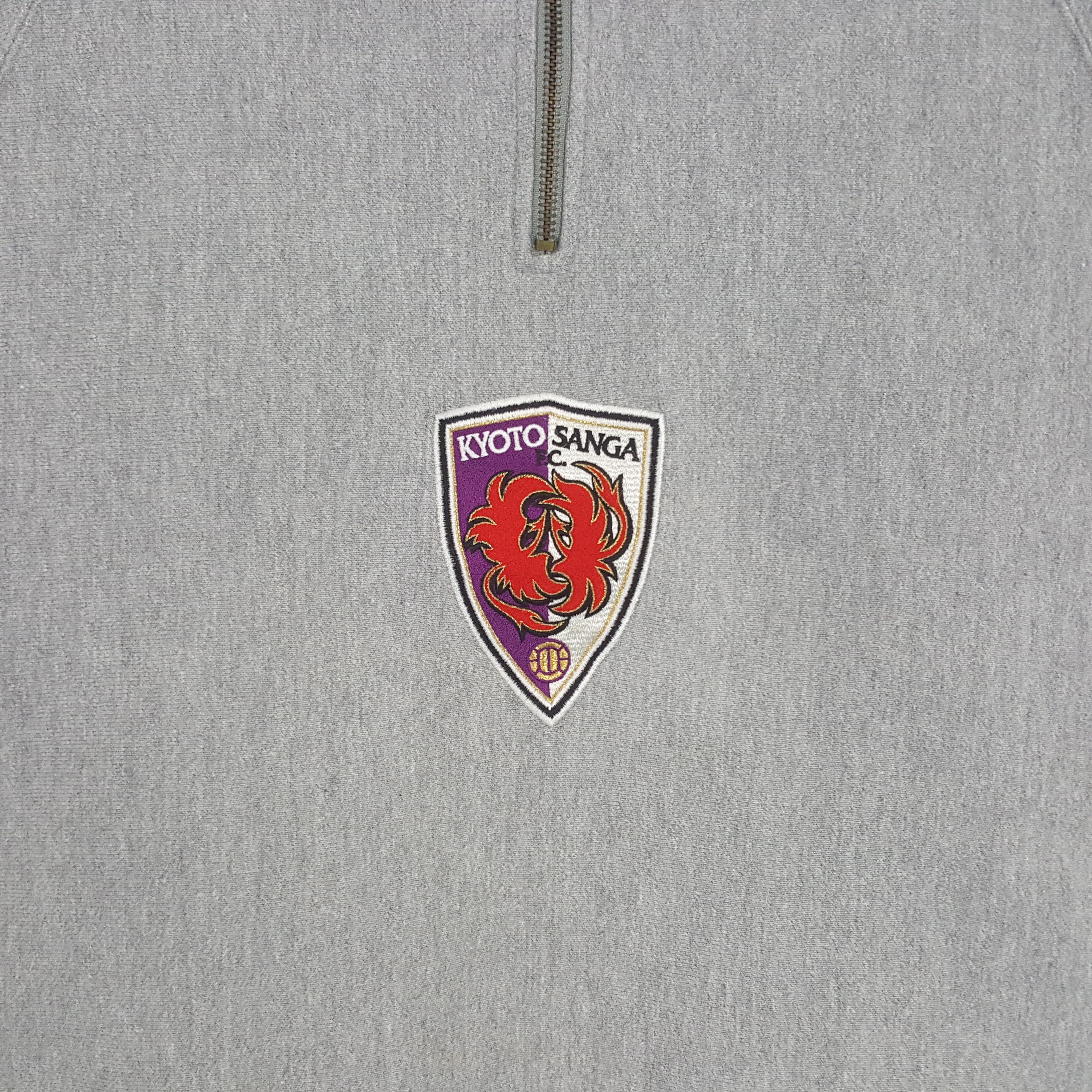Vintage Vintage Kyoto Sanga FC Japanese Soccer Team Sweatshirt Size US M / EU 48-50 / 2 - 2 Thumbnail