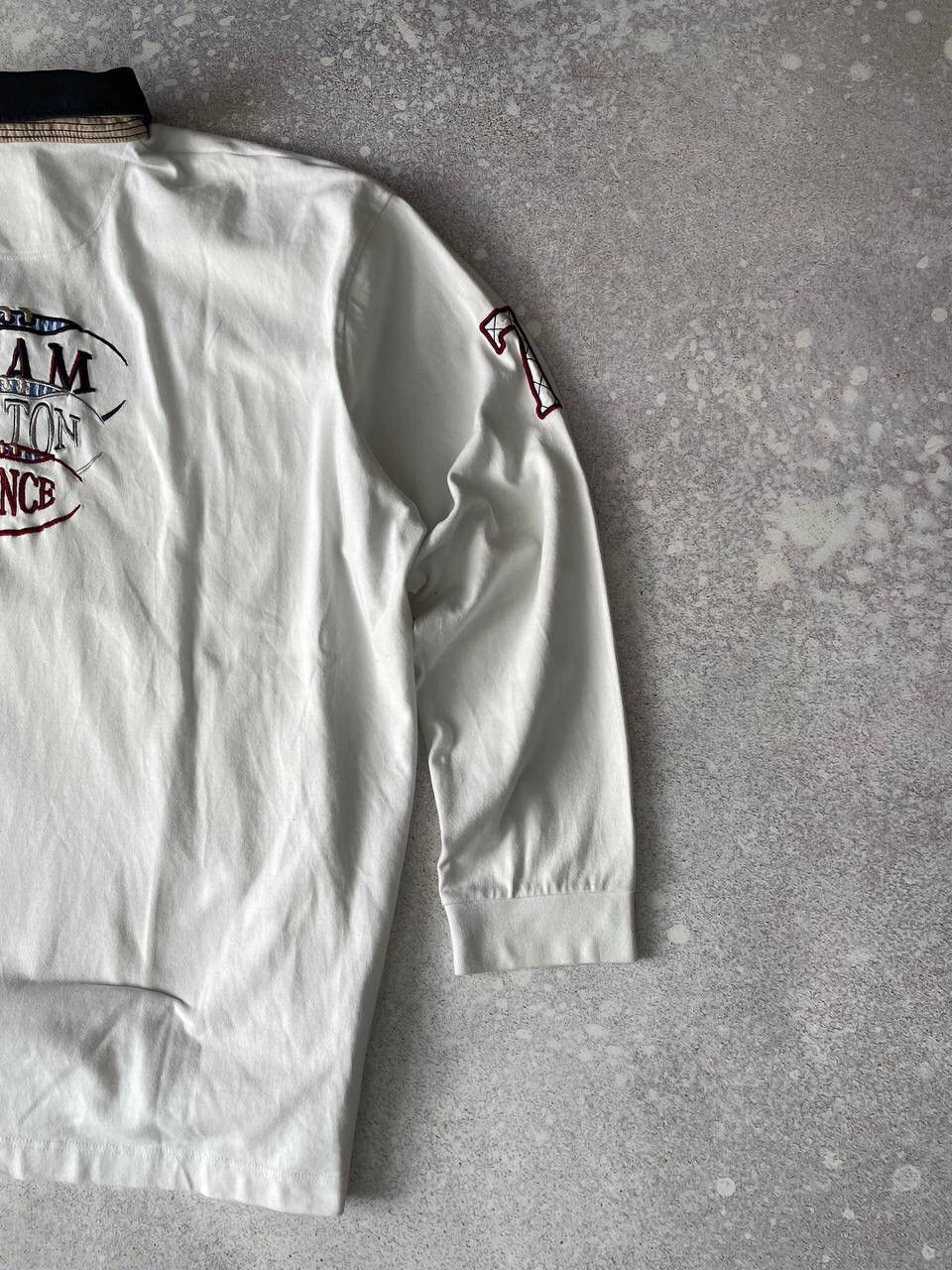 Vintage Vintage Shilton Team France #7 Rugby Long Sleeve Big Logo Size US XL / EU 56 / 4 - 3 Thumbnail