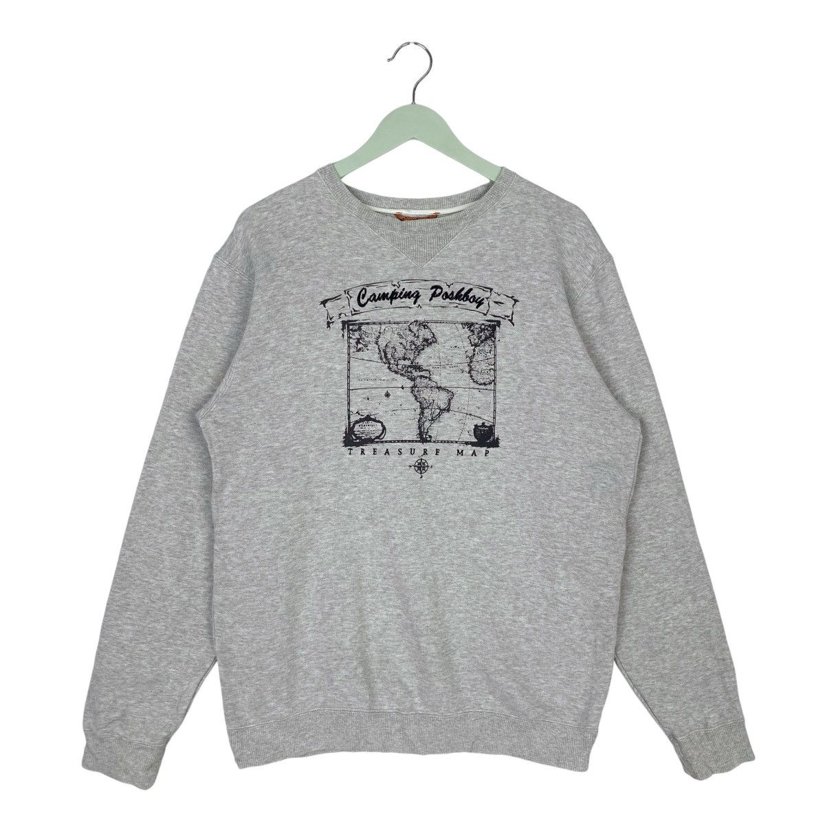 Designer × Vintage Camping Posh Boy Big Logo Sweatshirt Crewneck Pullover Jumpe Size US M / EU 48-50 / 2 - 1 Thumbnail