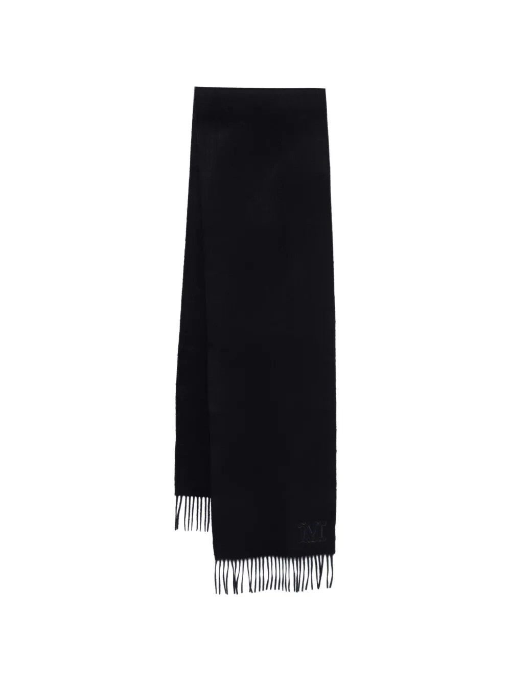 Max Mara Monogram Embroidered Cashmere Stole Size ONE SIZE - 1 Thumbnail