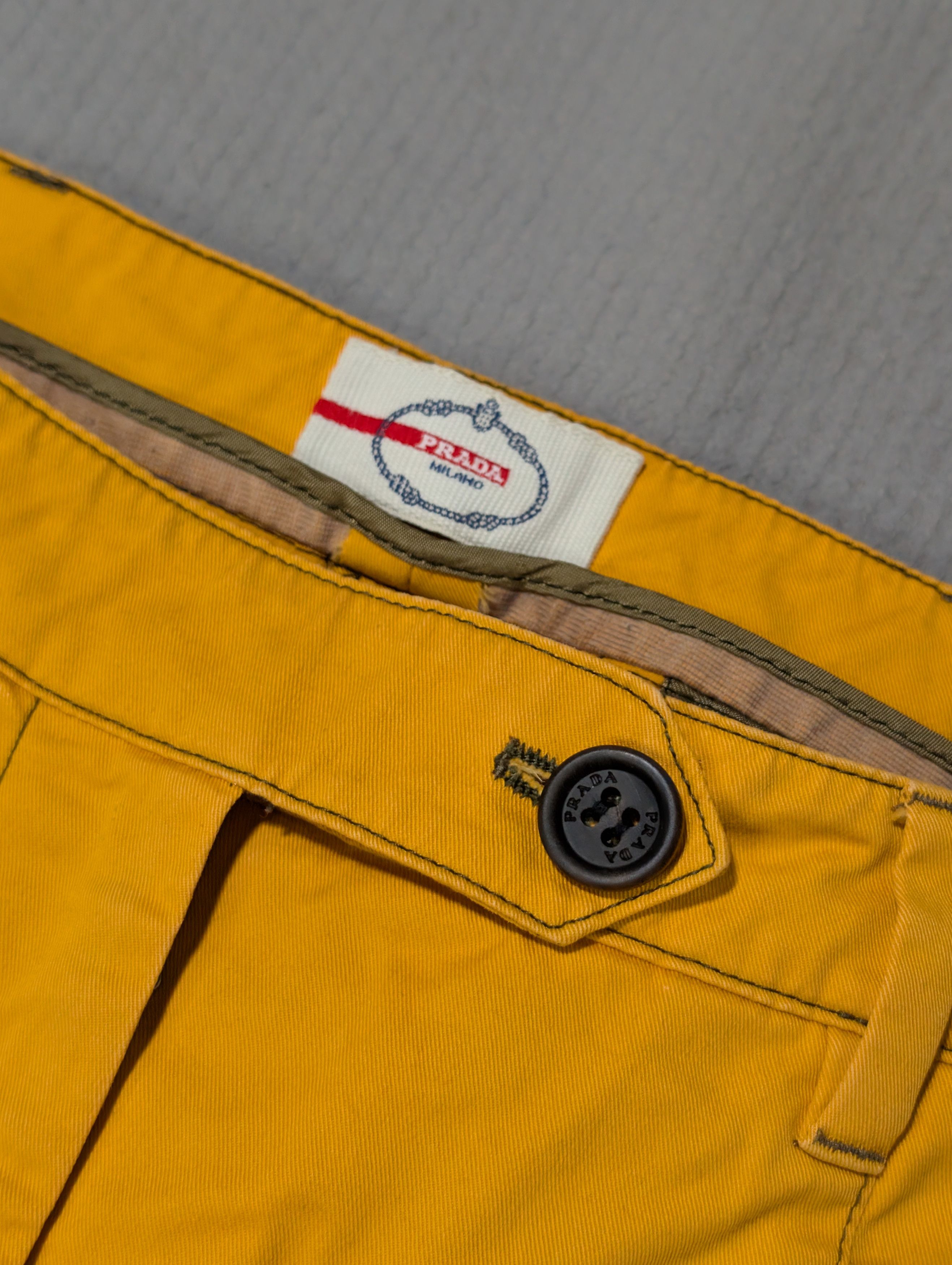 Prada Prada Chino Trousers Orange Pants Size 30" / US 8 / IT 44 - 3 Thumbnail