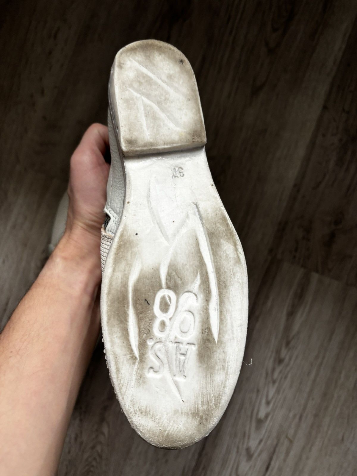 A.S.98 A.S.98 Airstep White Leather Zip Buckle Booties – US 6.5 Size US 6.5 / IT 36.5 - 19 Thumbnail