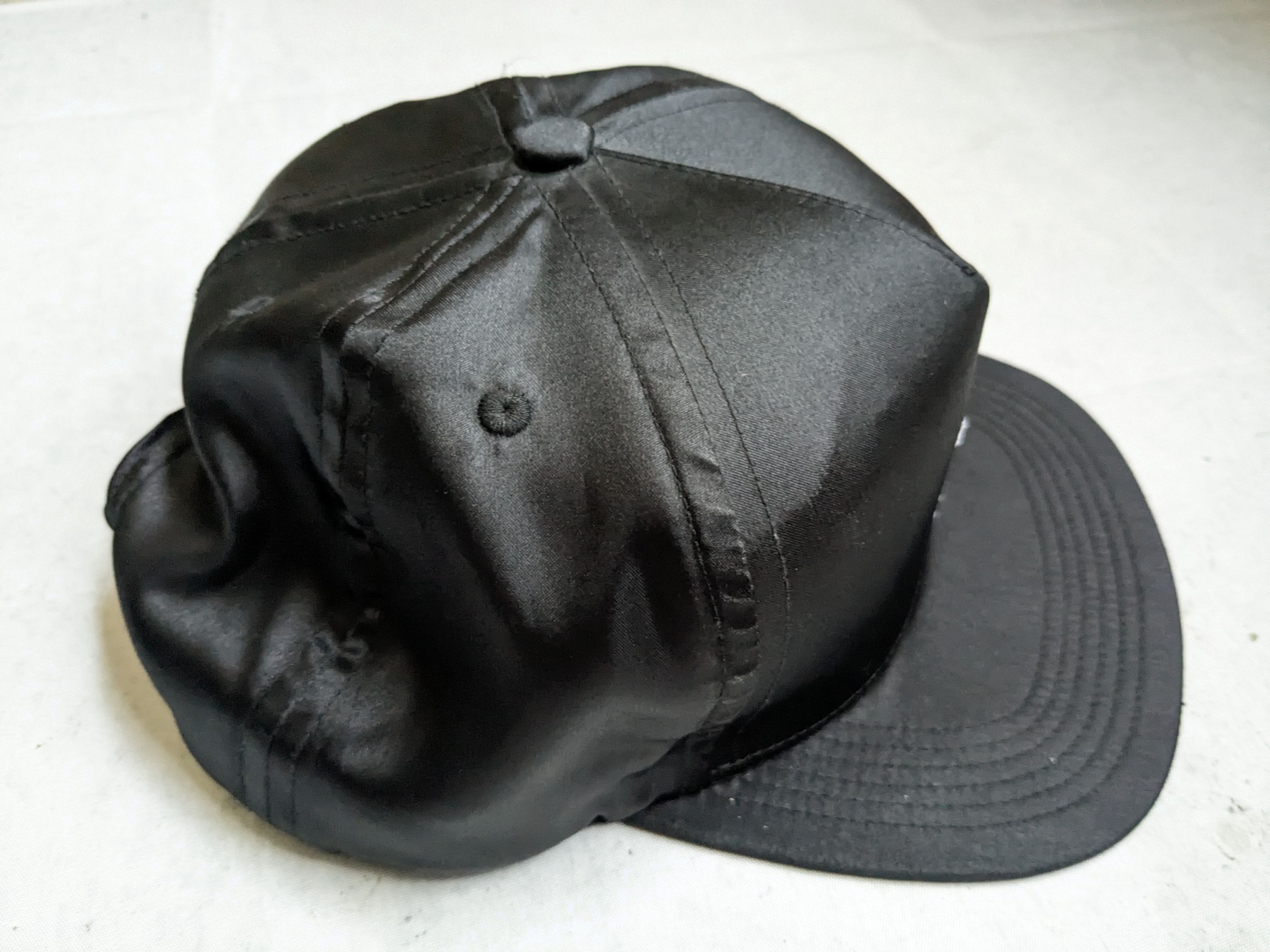 Playboy × Supreme Supreme Playboy Satin 6 Panel Hat Cap Black Adjustable Size ONE SIZE - 2 Thumbnail
