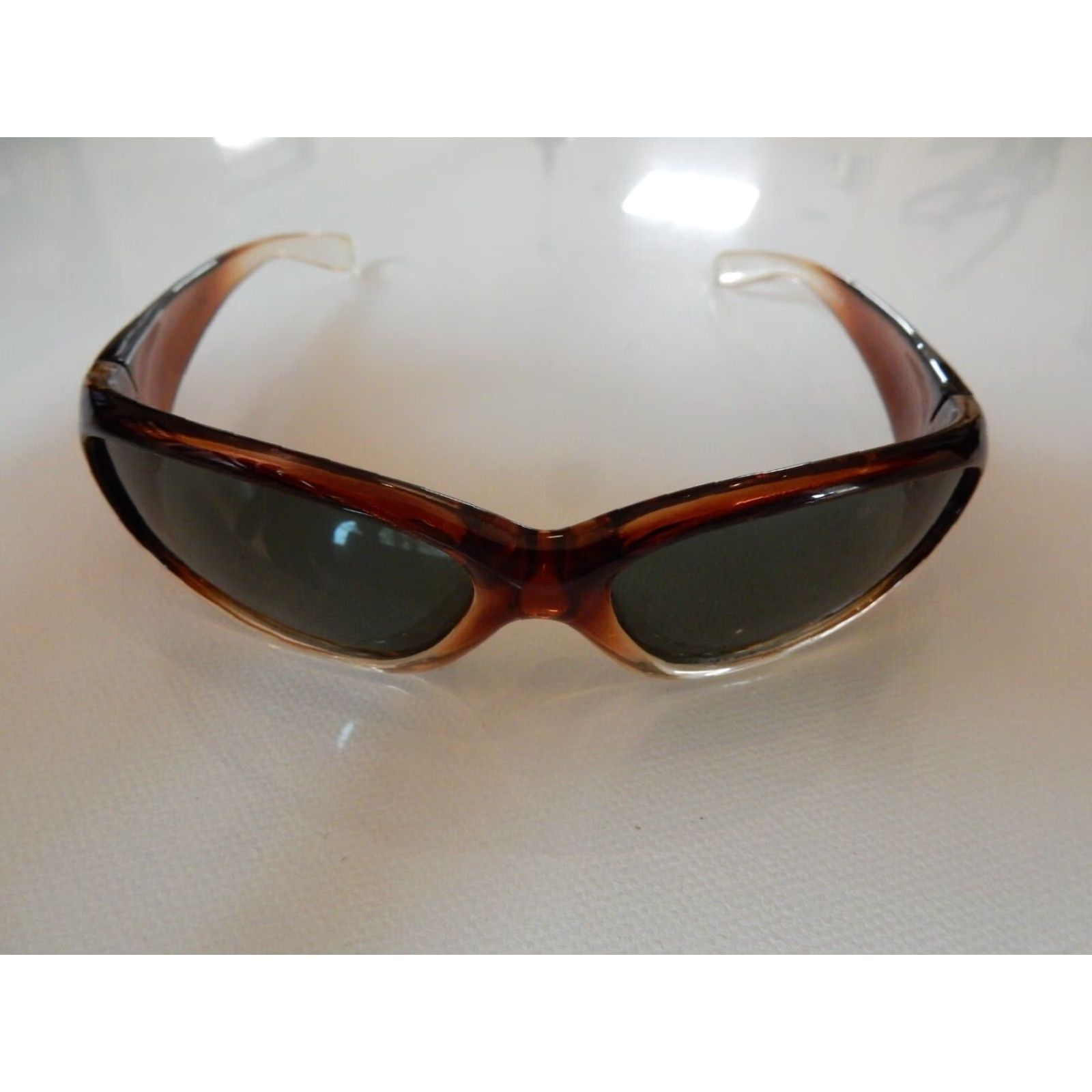 Polaroid VINTAGE Polaroid Sunglasses Men Wrap Brown 0476 Size ONE SIZE - 2 Thumbnail