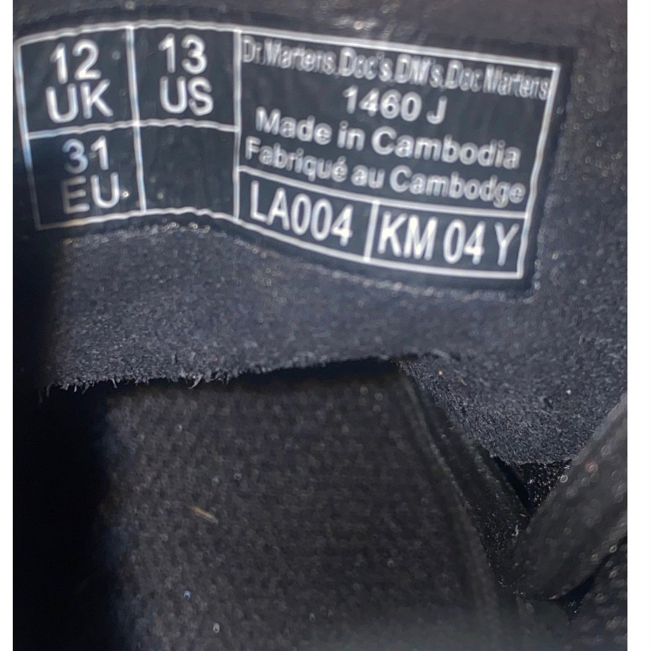 Dr. Martens Dr. Martens 26981 Eyelet Black Leather Boots LA004 Man 13 Size US 13 / EU 46 - 7 Thumbnail