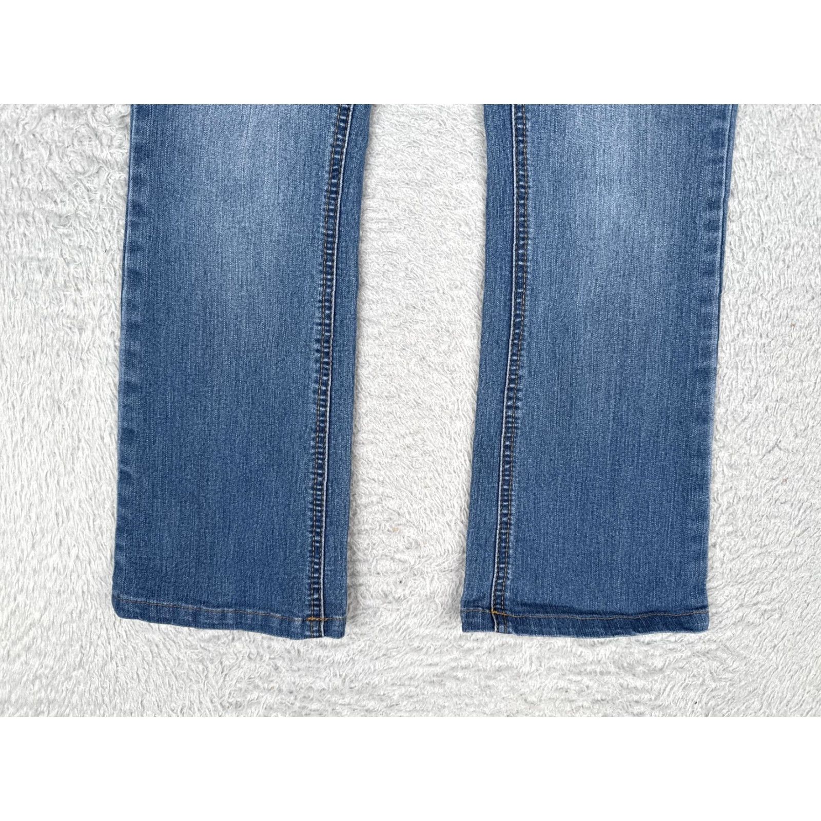 Vintage Wallflower Jeans Womens 0 Regular Blue Luscious Curvy Fit Bootcut Stretch Denim Size 25" / US 0 / IT 36 - 2 Thumbnail