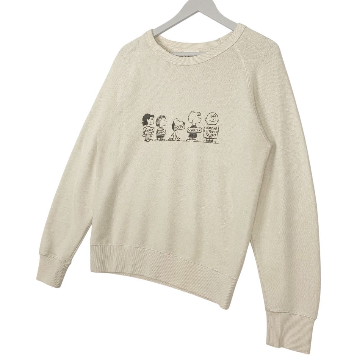 Other Vintage Peanuts Snoopy Printed Crewneck Sweatshirt Beige Size US L / EU 52-54 / 3 - 2 Thumbnail