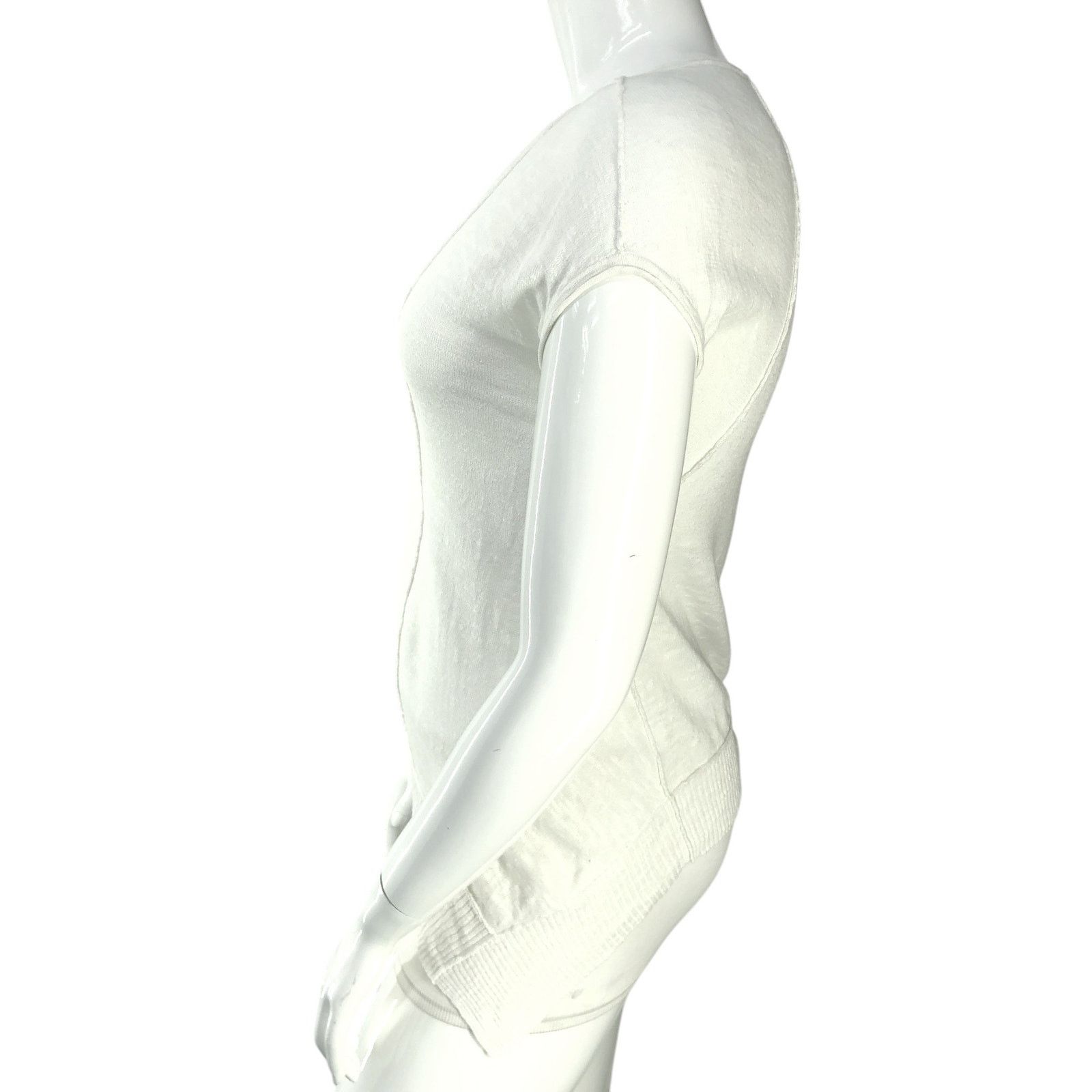 Eileen Fisher Eileen Fisher Sz PM Top Organic Linen Cotton Slub Asymmetric Size M / US 6-8 / IT 42-44 - 5 Thumbnail