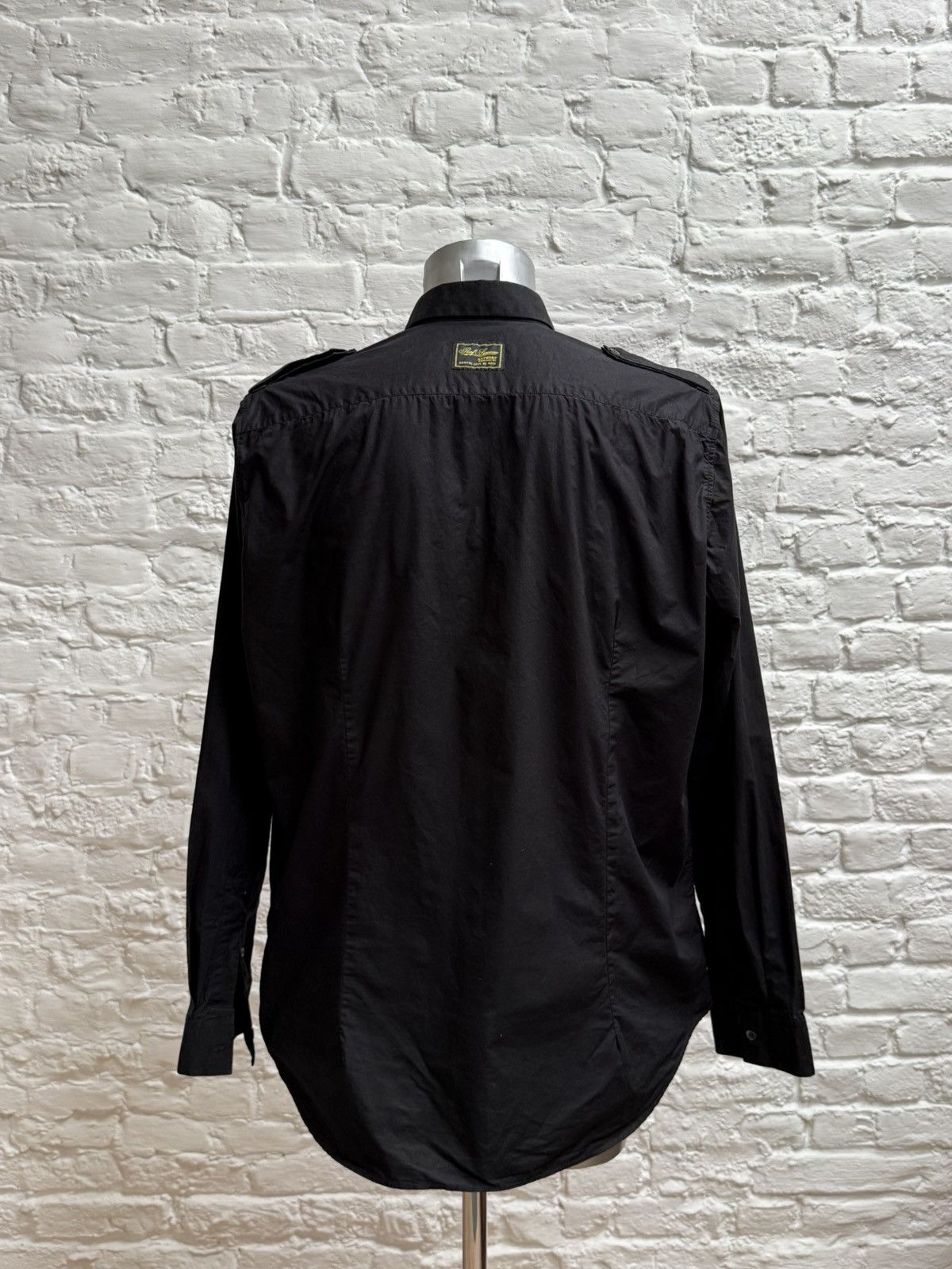 Raf Simons Raf Simons Black Military-Inspired Shirt Size US M / EU 48-50 / 2 - 2 Thumbnail