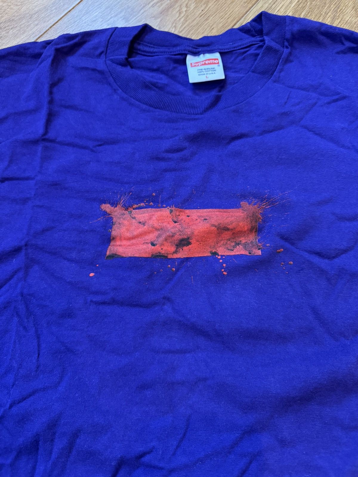 Supreme Supreme Ralph Steadman Box Logo Tee “Purple” Size US L / EU 52-54 / 3 - 2 Thumbnail