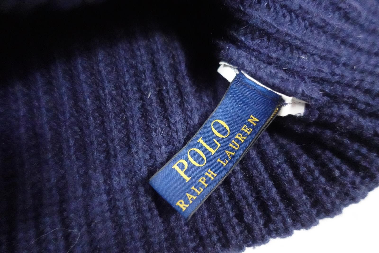 Polo Ralph Lauren Polo Ralph Lauren Beanie Hat Cap Hi Tech Logo Navy RARE Size ONE SIZE - 2 Thumbnail