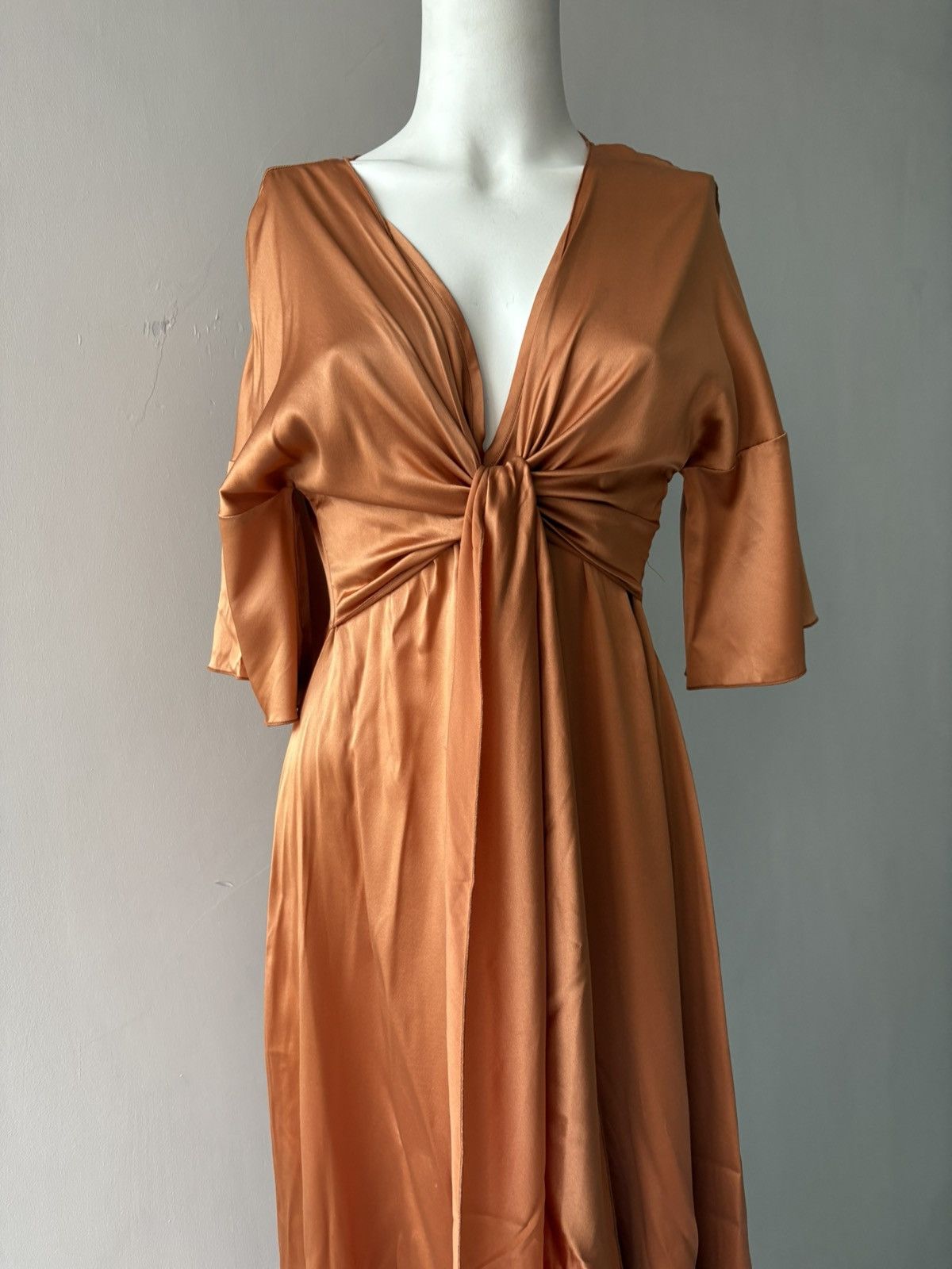 Vintage Italian mr.mrs.shirt silk dress Size L / US 10 / IT 46 - 12 Thumbnail