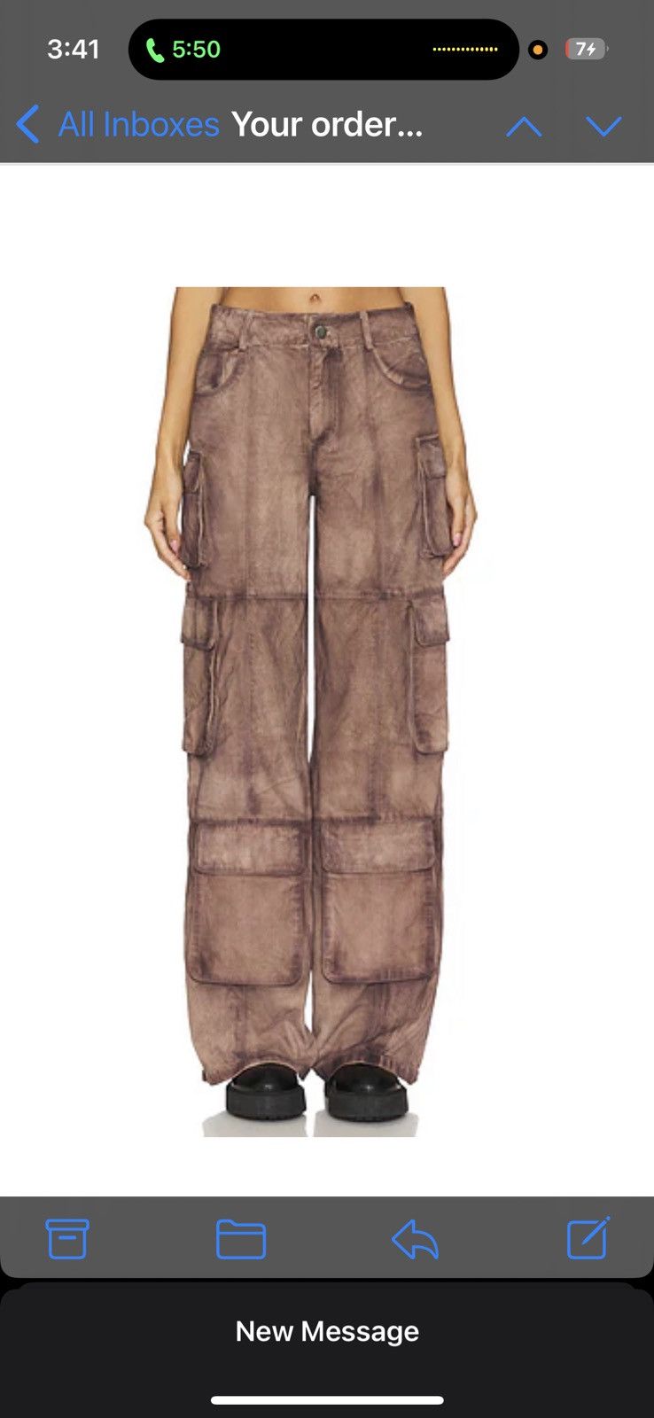 Deadwood Deadwood Prowess Cargo Pant in Brown DEADWOOD Size 25" / US 0 / IT 36 - 1 Thumbnail