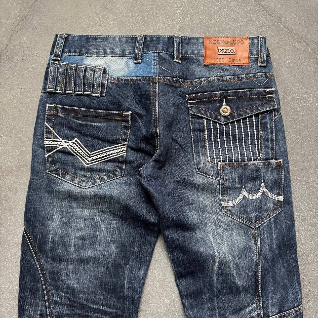 Japanese Brand × Vintage Japanese Style Pathcwork Washed Avant Garde Jeans Size US 30 / EU 46 - 10 Thumbnail