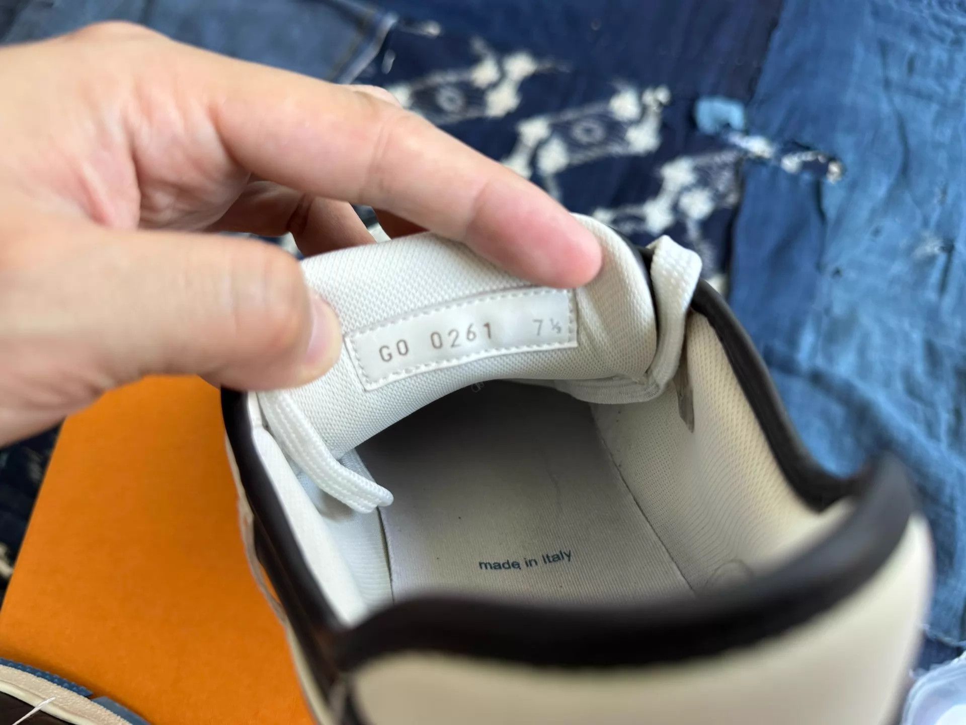 Louis Vuitton LV Trainer Panda Black Blue Fragment 1st 7.5 Size US 8.5 / EU 41-42 - 8 Thumbnail