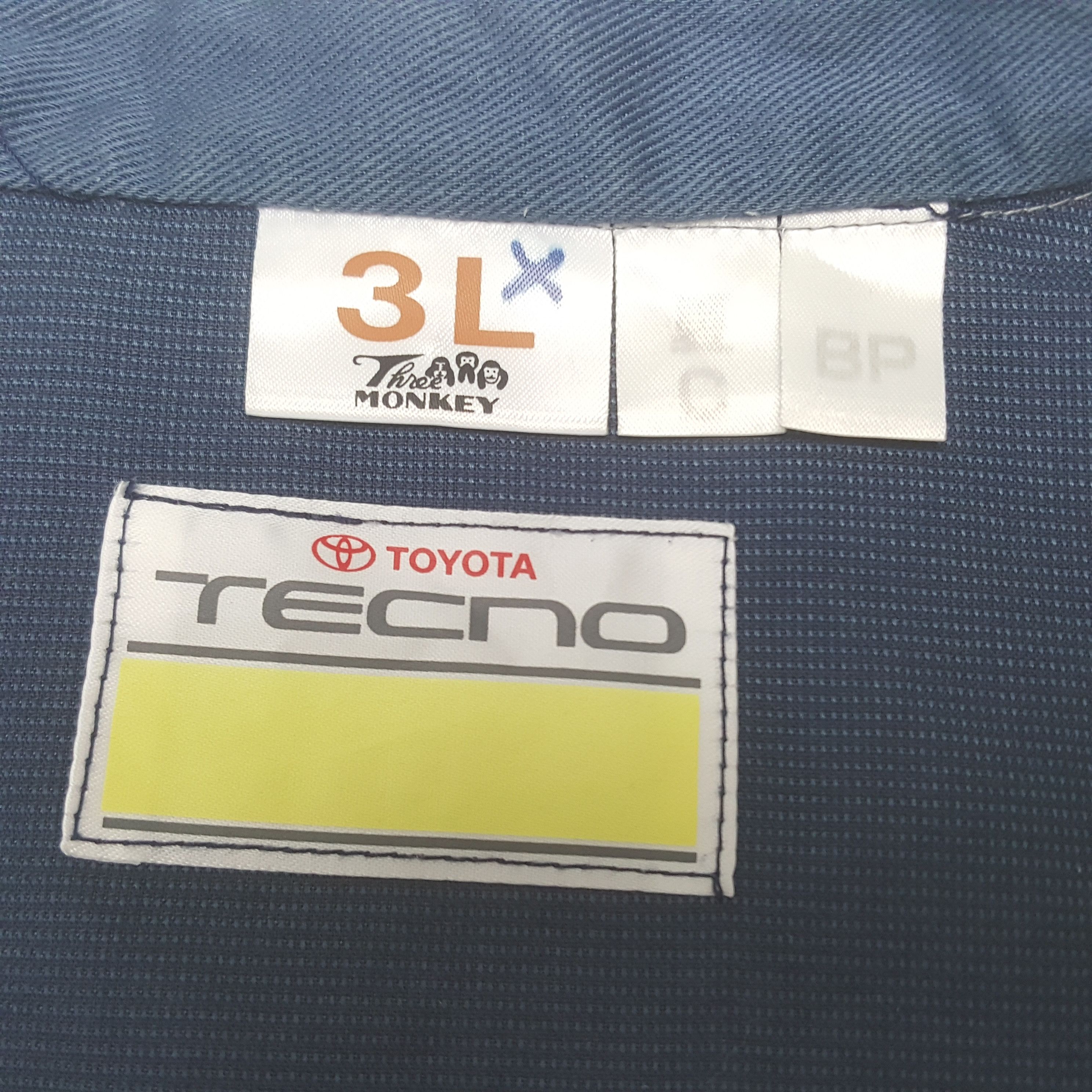 Sports Specialties Vintage Toyota Tecno Racing Coverall Jumpsuit Jacket Size US L / EU 52-54 / 3 - 7 Thumbnail