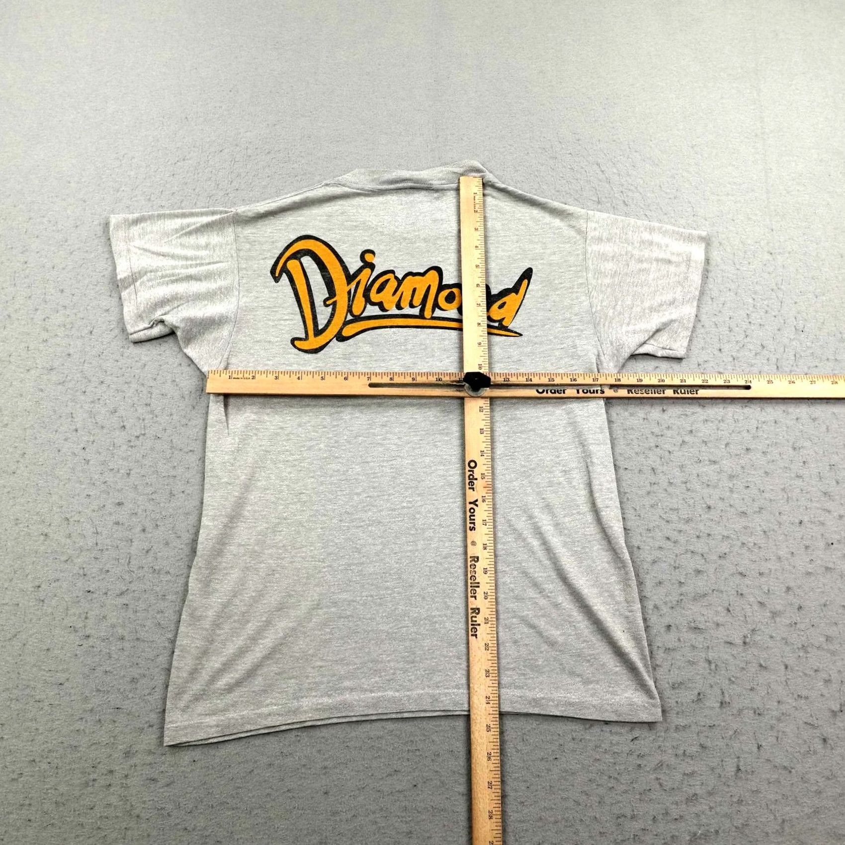 Vintage VINTAGE Neil Diamond Shirt Mens Medium Gray Concert Single Stitch 80s Tee Size US M / EU 48-50 / 2 - 6 Thumbnail
