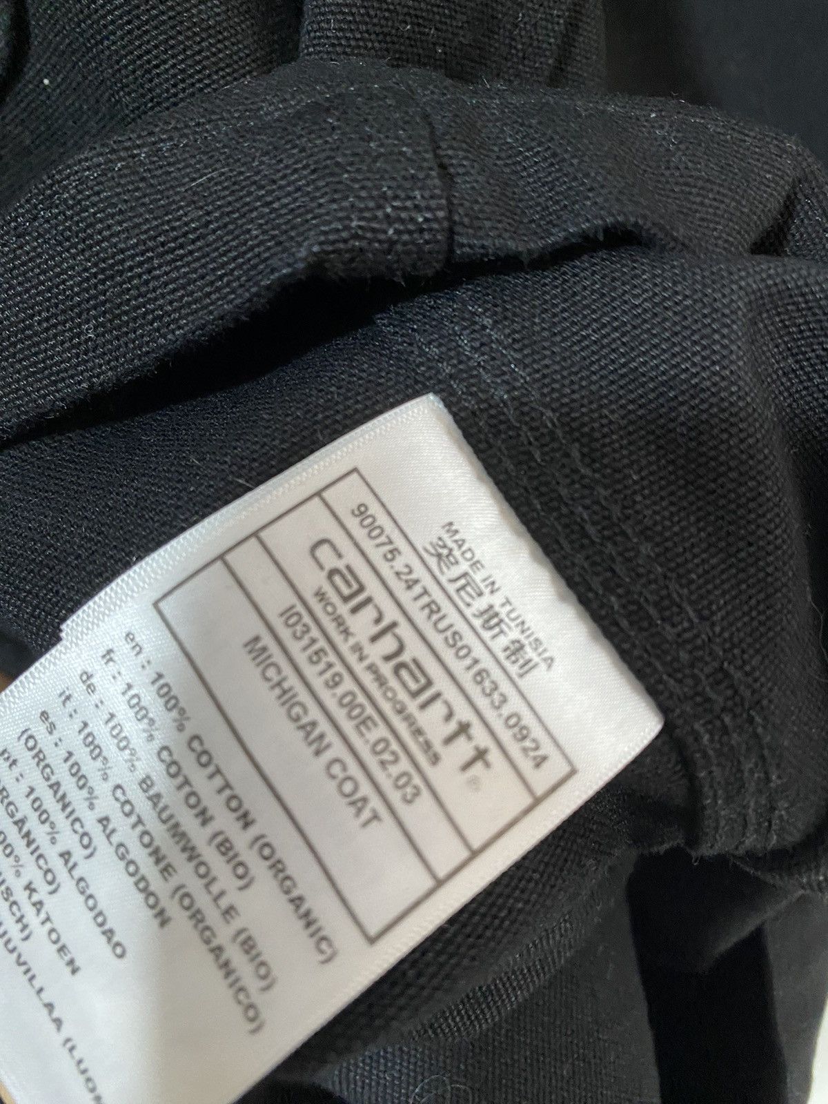 Carhartt Wip Michigan Coat Carhartt Wip x Headquarters XL jacket black Size US XL / EU 56 / 4 - 9 Thumbnail