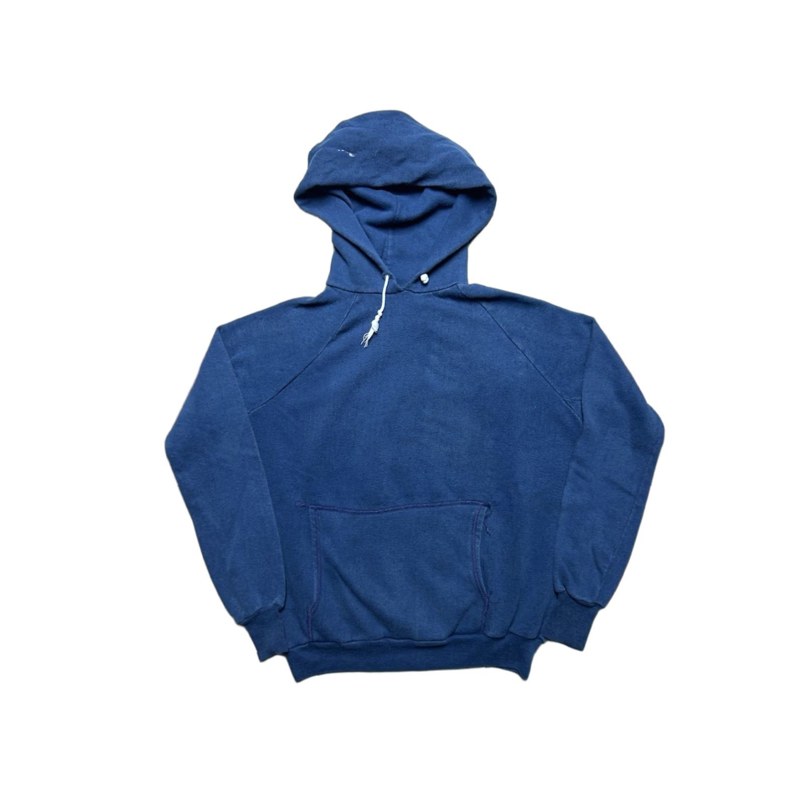 Sears VINTAGE 70s pullover hoodie sweatshirt gussets Sears adult XL Navy blue Hoodie Men XL Pullover 70s Vintage Navy Sears Mens XL Size US XL / EU 56 / 4 - 1 Thumbnail