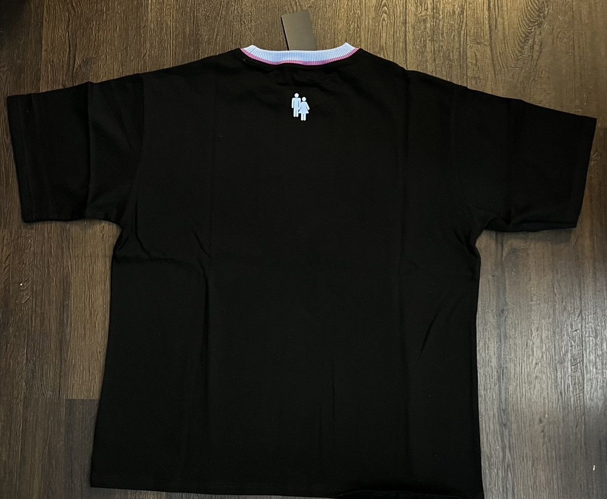 Homme + Femme La Homme Femme Paradise Hummingbird Chain T-shirt Black Purple Floral Size US XL / EU 56 / 4 - 3 Thumbnail