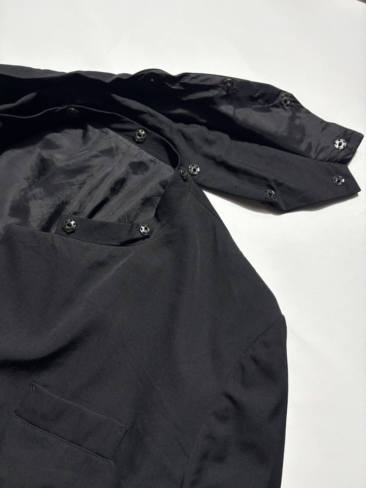 Y's Y’S YOHJI YAMAMOTO DETACHABLE COLLAR BLAZER Size 40S - 4 Thumbnail