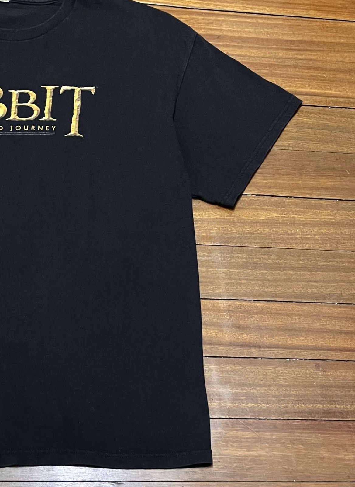 Vintage Rare Movie The Hobbit An Unexpected Journey T-shirt 2012s Size US XL / EU 56 / 4 - 6 Thumbnail