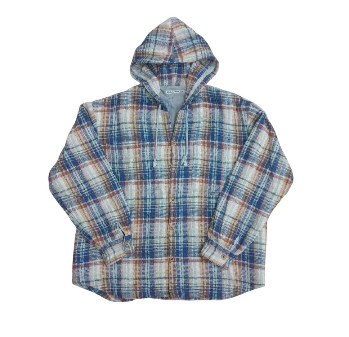 Designer × Japanese Brand × Mademoiselle Non Non Mademoiselle non non flannel hoodie Size US L / EU 52-54 / 3 - 1 Thumbnail
