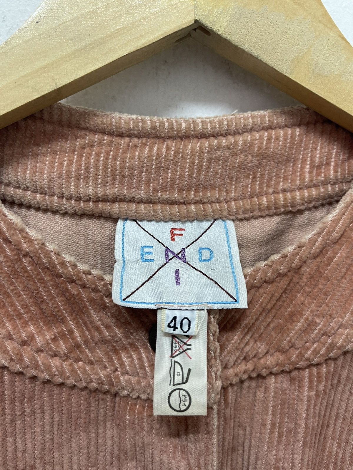 Fendi Vintage FENDI Dress Corduroy Made in Italy Size S / US 4 / IT 40 - 4 Thumbnail