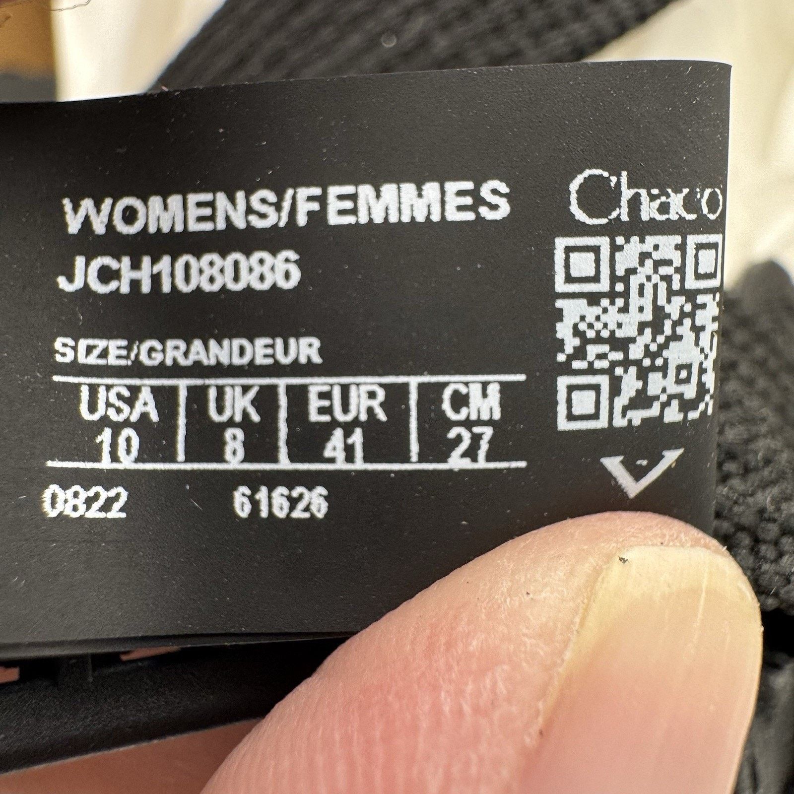 Chaco Chaco Women's Lowdown Sandal Black Size 10 US JCH108086 Size US 10 / IT 40 - 6 Thumbnail