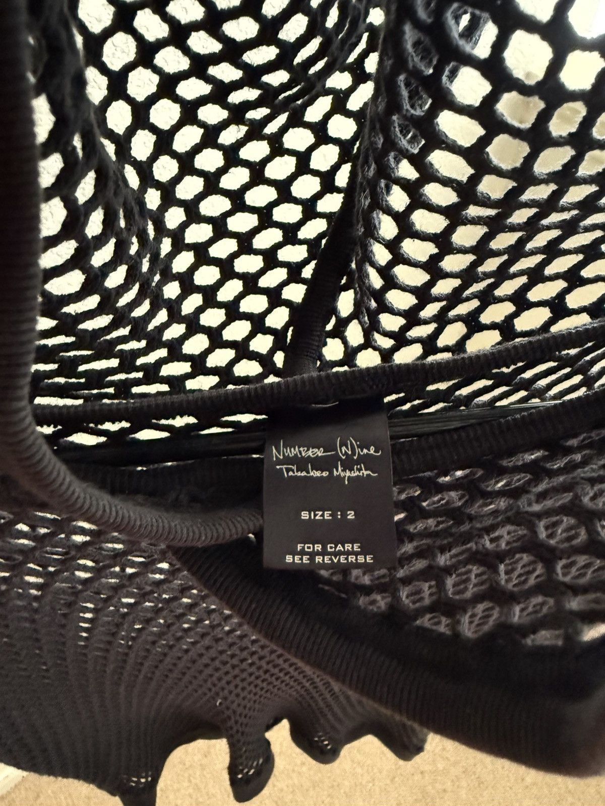 Number (N)ine Number nine meshed hoodie Size US M / EU 48-50 / 2 - 1 Thumbnail