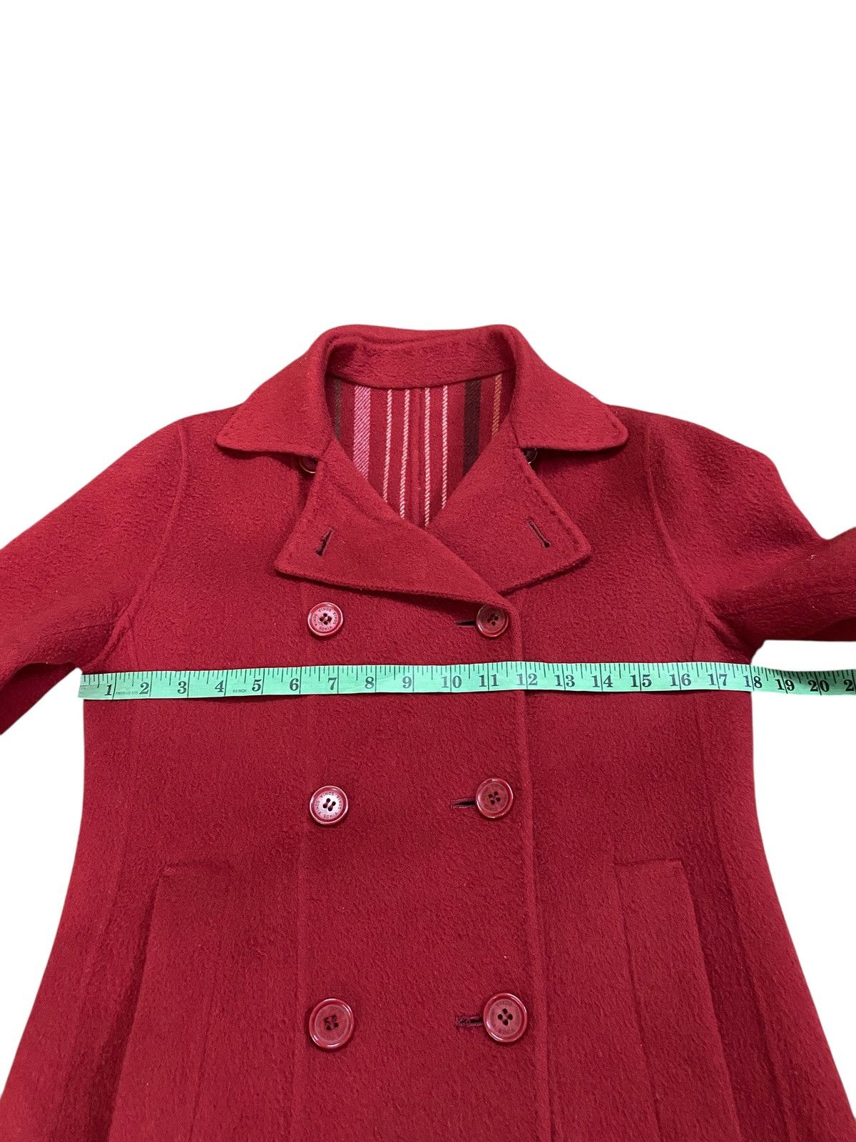 Sonia Rykiel Sonia Rykiel Wool Double Breasted Jacket Size 40 Red Colour Size S / US 4 / IT 40 - 10 Thumbnail