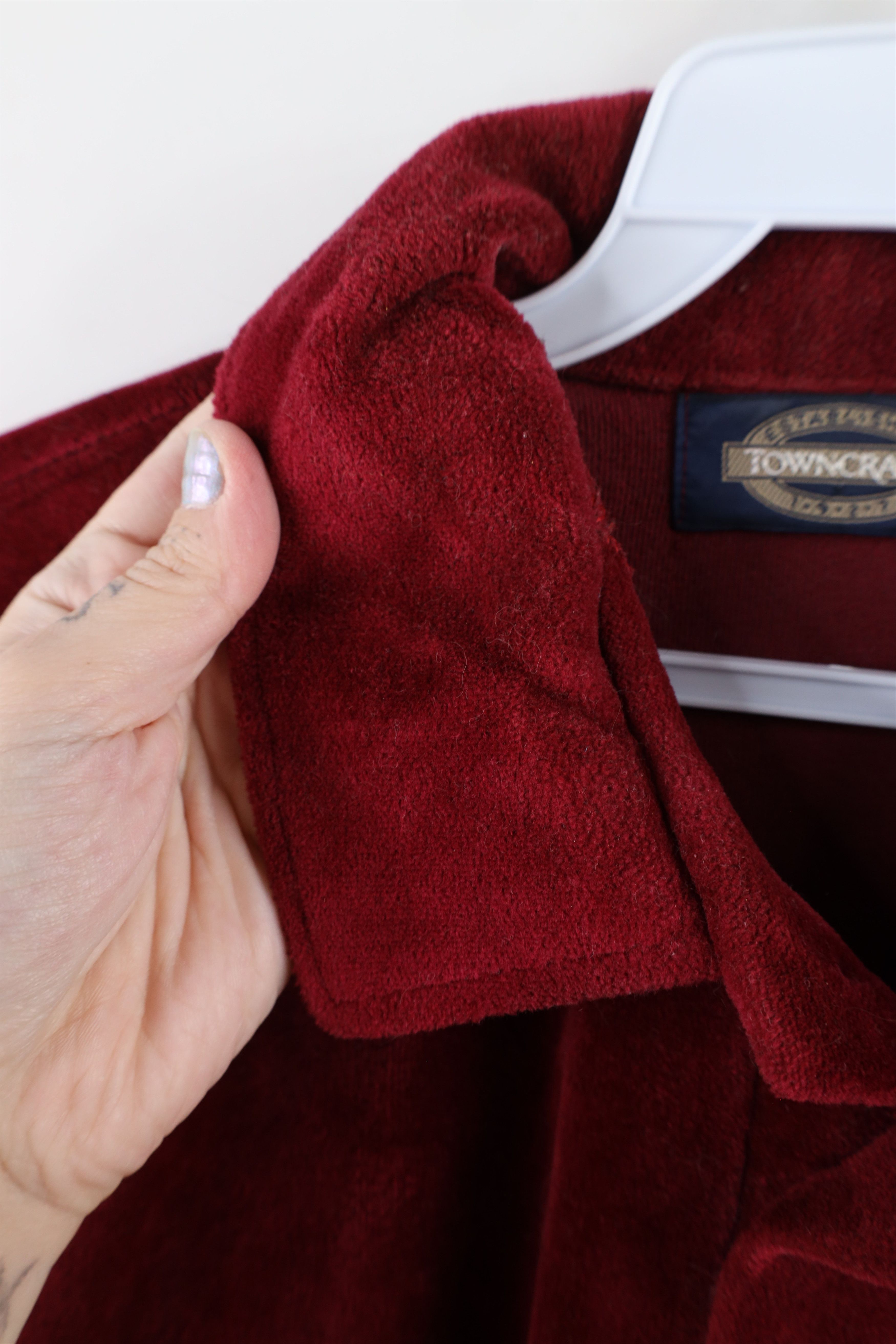 Vintage Vintage 70s Streetwear Collared Pullover Polo Shirt Red Size US L / EU 52-54 / 3 - 7 Thumbnail