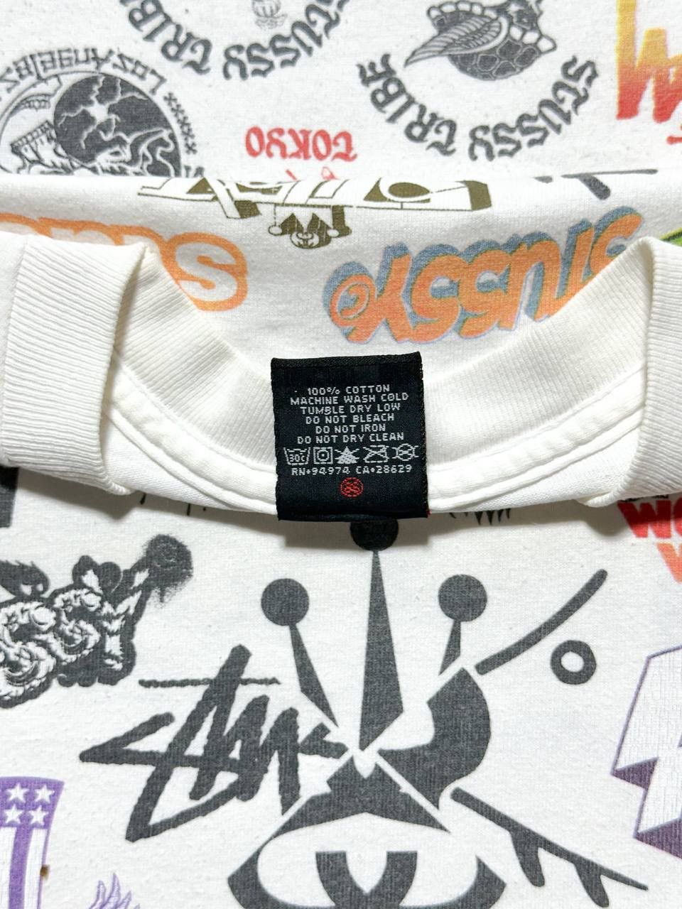 Stussy Stussy 2008 All Logos Tee Size US M / EU 48-50 / 2 - 9 Thumbnail