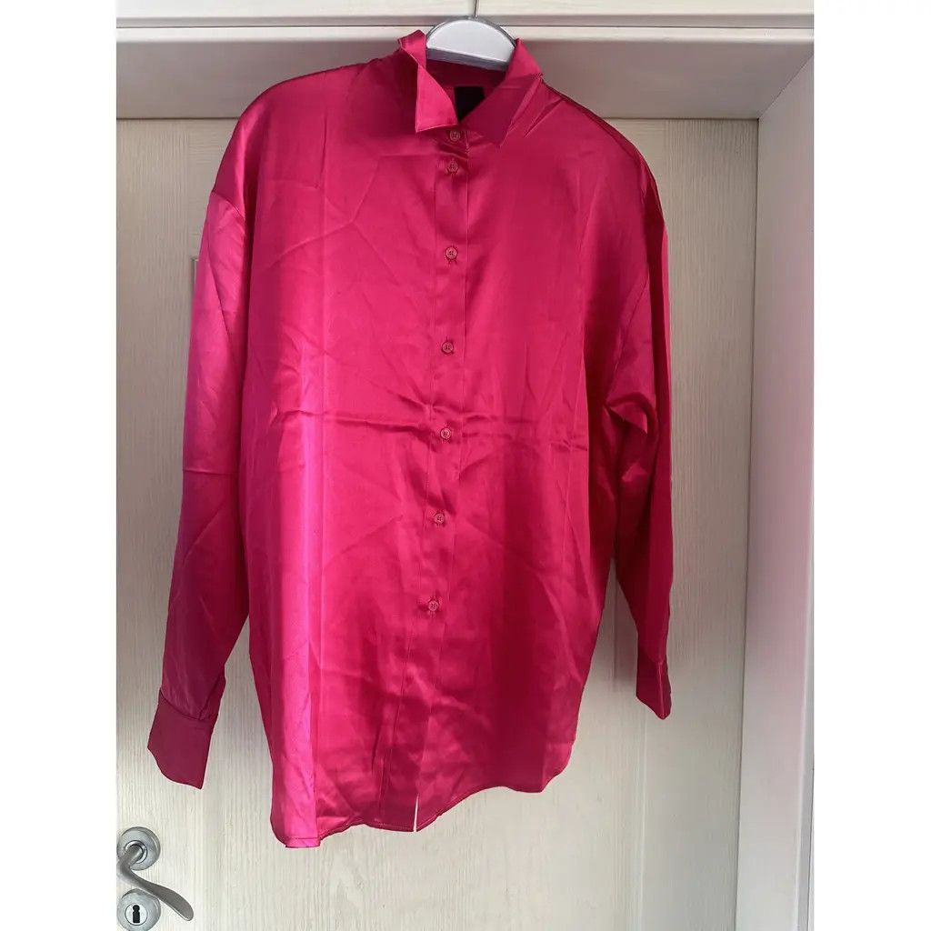 Pinko New silk shirt pink PINKO IT42 Size M / US 6-8 / IT 42-44 - 5 Thumbnail