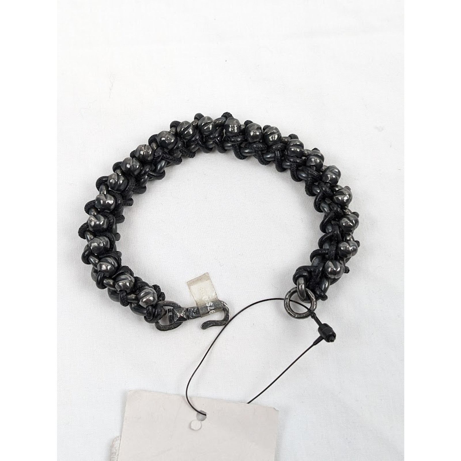 Bottega Veneta o1rshd1 Size: S / Ossidato/Nappa Bracelet in Naturale/Nero Size ONE SIZE - 2 Thumbnail
