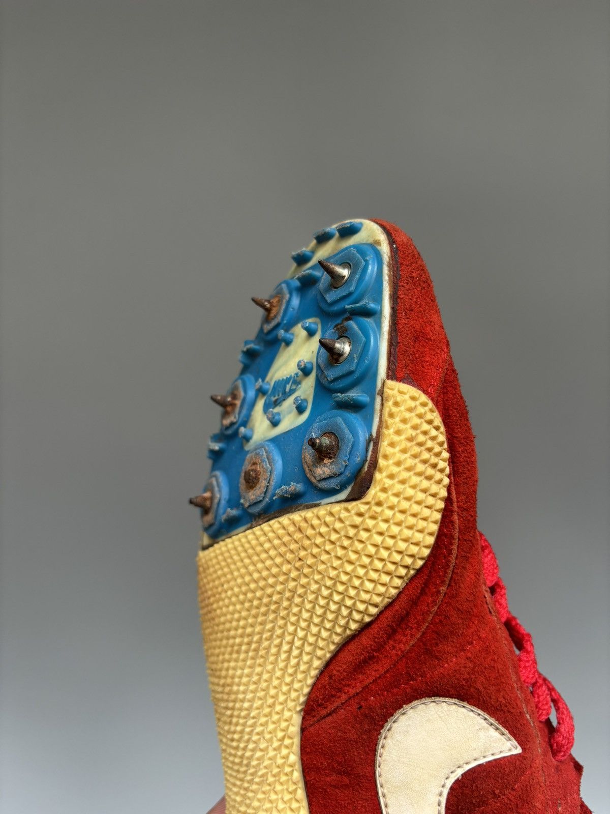 Nike Collector’s Piece! 1980s Nike Americas Track Suede Spikes Size US 7 / EU 40 - 5 Thumbnail