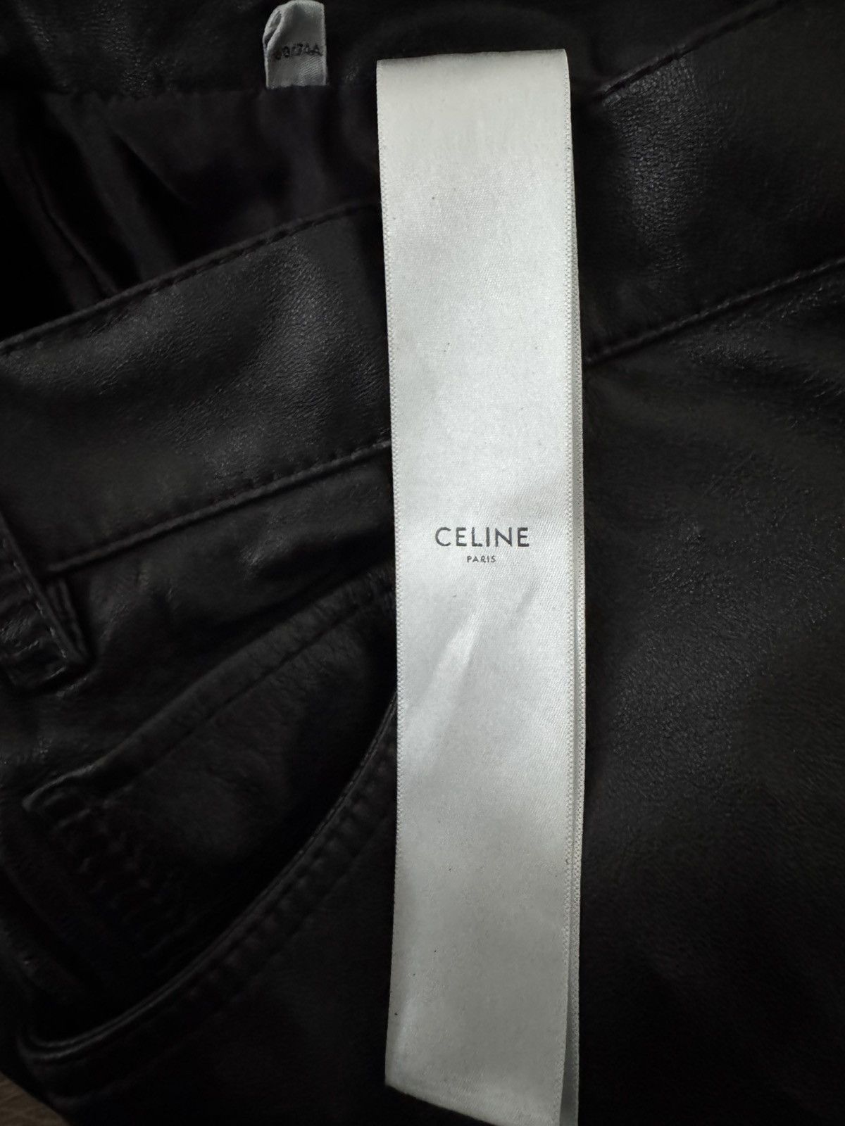 Celine Celine Leather Pants Flared 40 Size 27" / US 4 / IT 40 - 15 Thumbnail