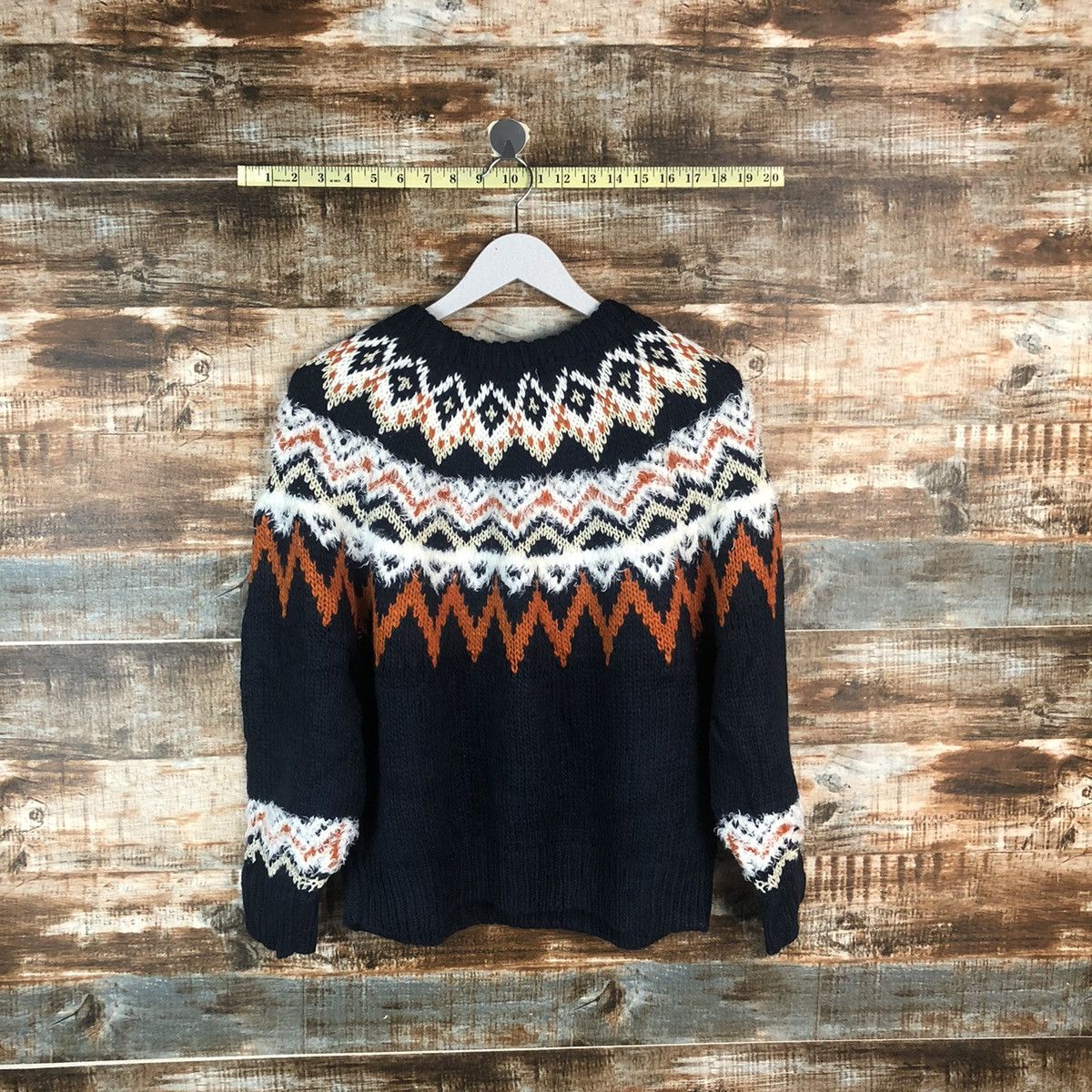 Homespun Knitwear Lepsim Dark Blue navajo Knitwear #A2013 Size US S / EU 44-46 / 1 - 13 Thumbnail
