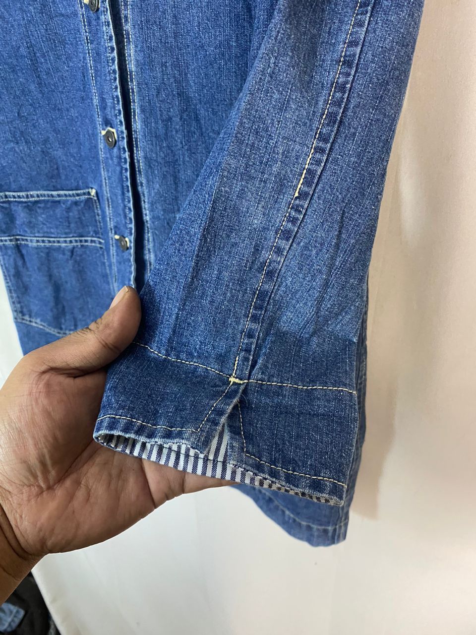 Japanese Brand Redeo drive button up denim jacket Size M / US 6-8 / IT 42-44 - 9 Thumbnail