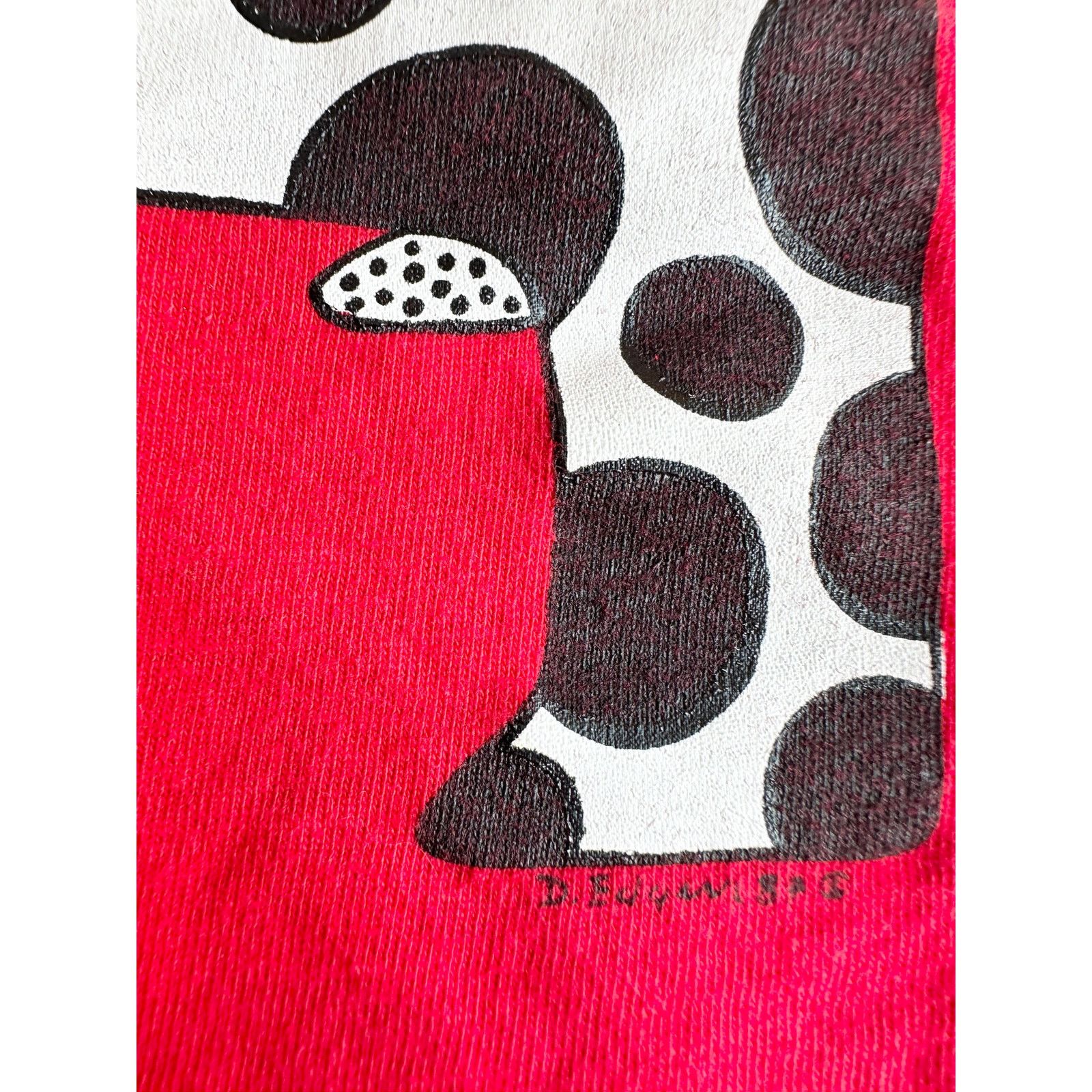 Vintage 1987 Spotted Bull Terrier Single Stitch Tee Size US L / EU 52-54 / 3 - 4 Thumbnail