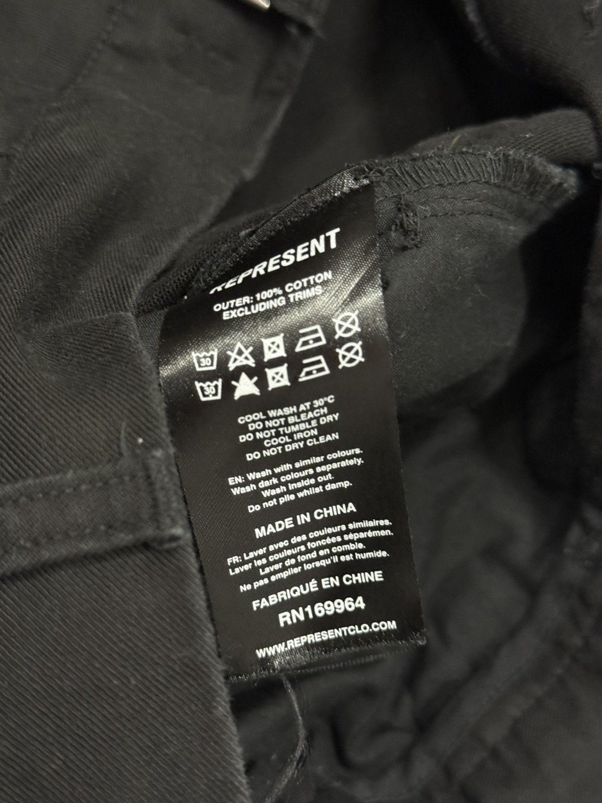 Represent Clo. Represent Men’s Wide Leg Cargo Baggy Trousers Rick Owens Size US 30 / EU 46 - 8 Thumbnail