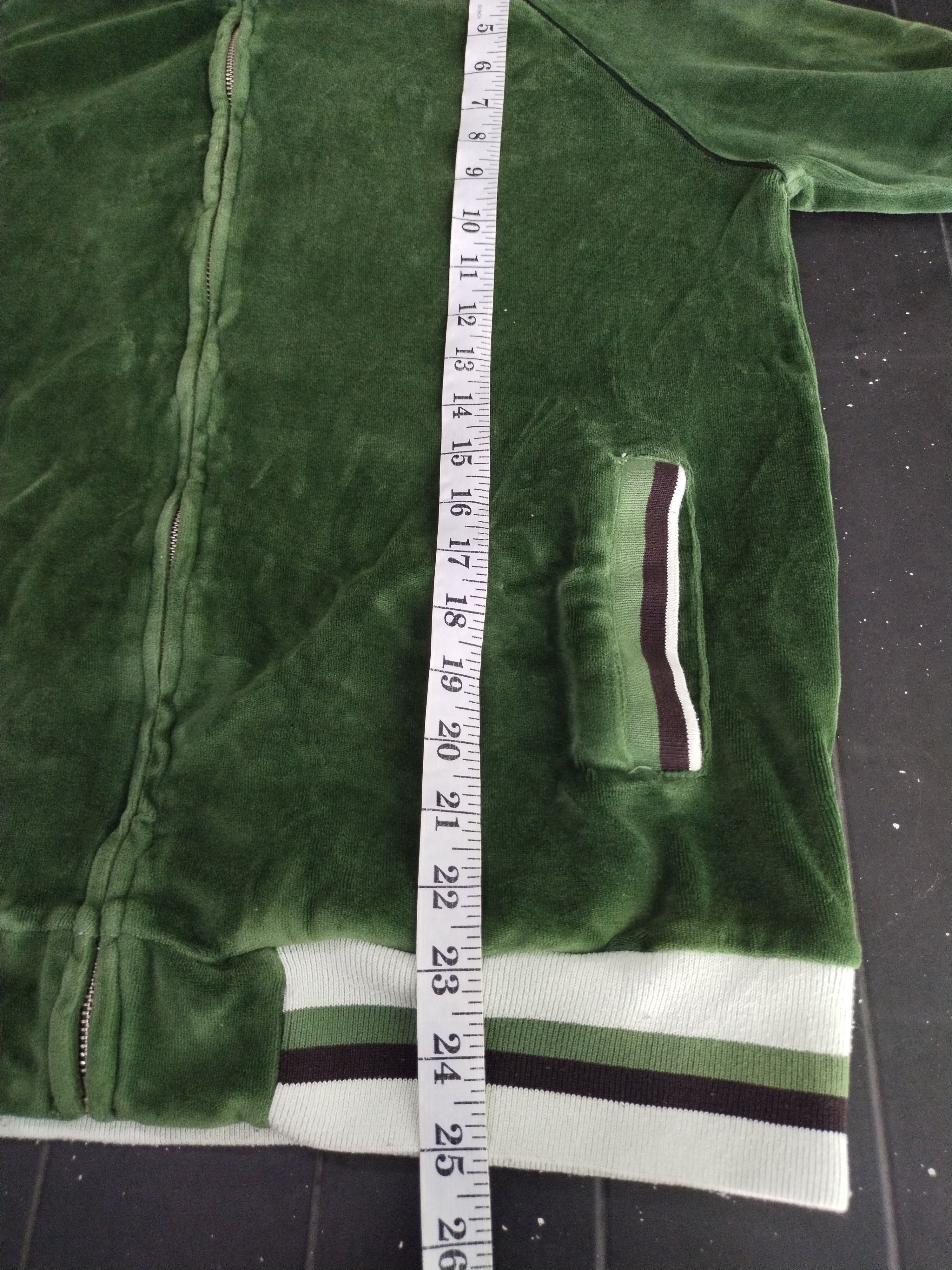 Blue Blue Japan Vintage Green Corduroy Zipper Gaijin Made Sweater Size US M / EU 48-50 / 2 - 15 Thumbnail