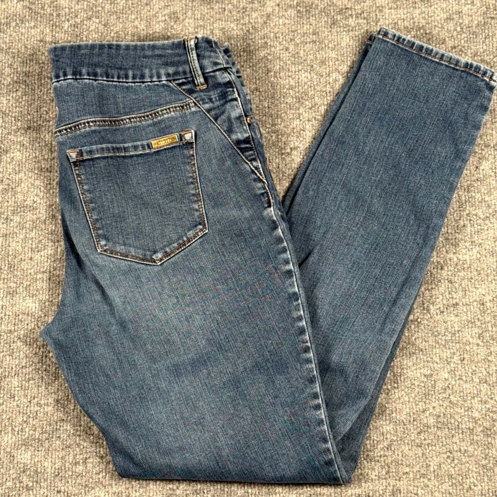 Vintage SO Slimming by Chicos Jeans Medium Wash Straight Leg Womens 0.5 6 XS? Size 28" / US 6 / IT 42 - 2 Thumbnail