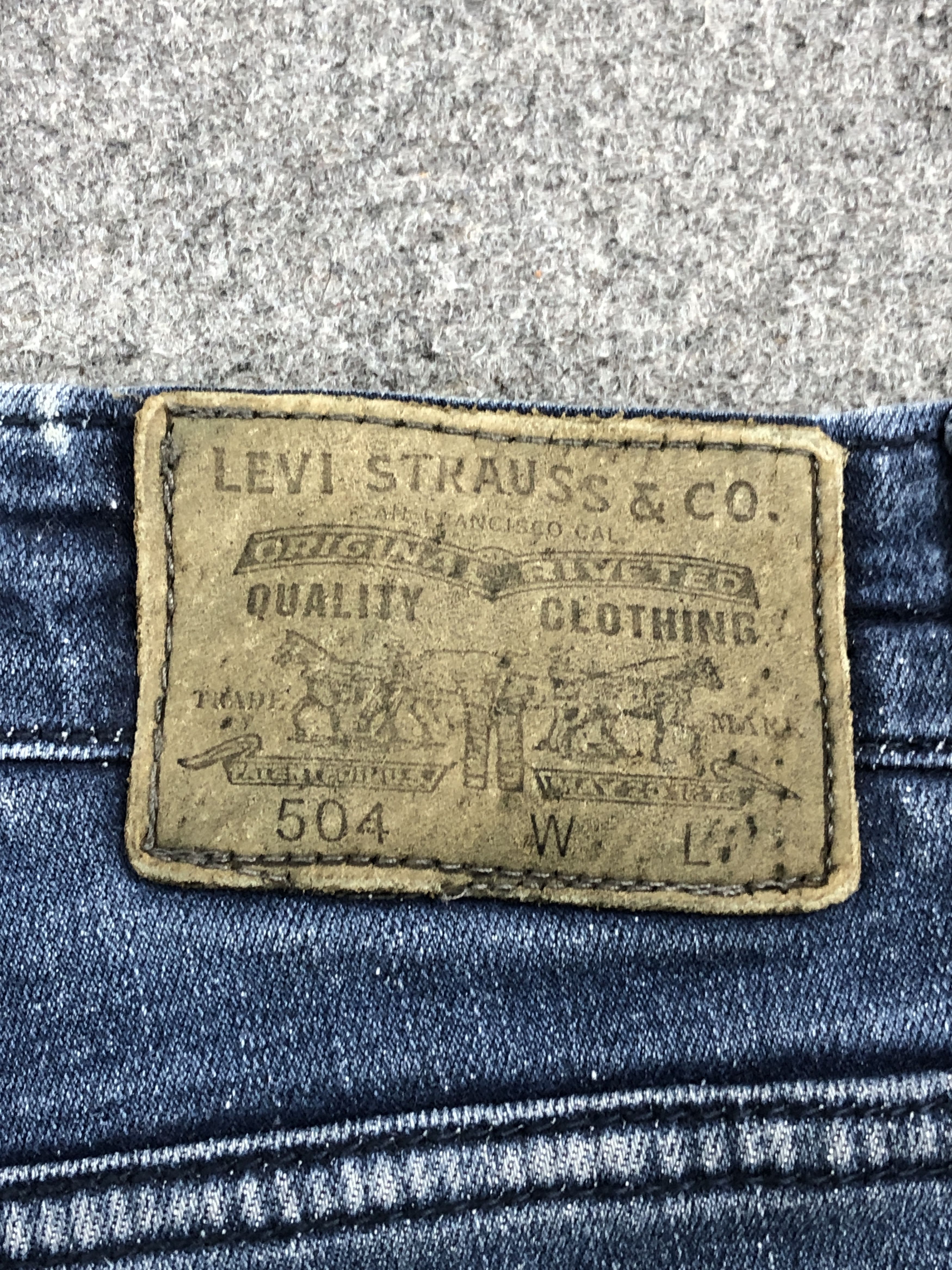 Levi's Vintage Levis 504 Button Up Jeans DP2468 Size US 33 - 5 Thumbnail