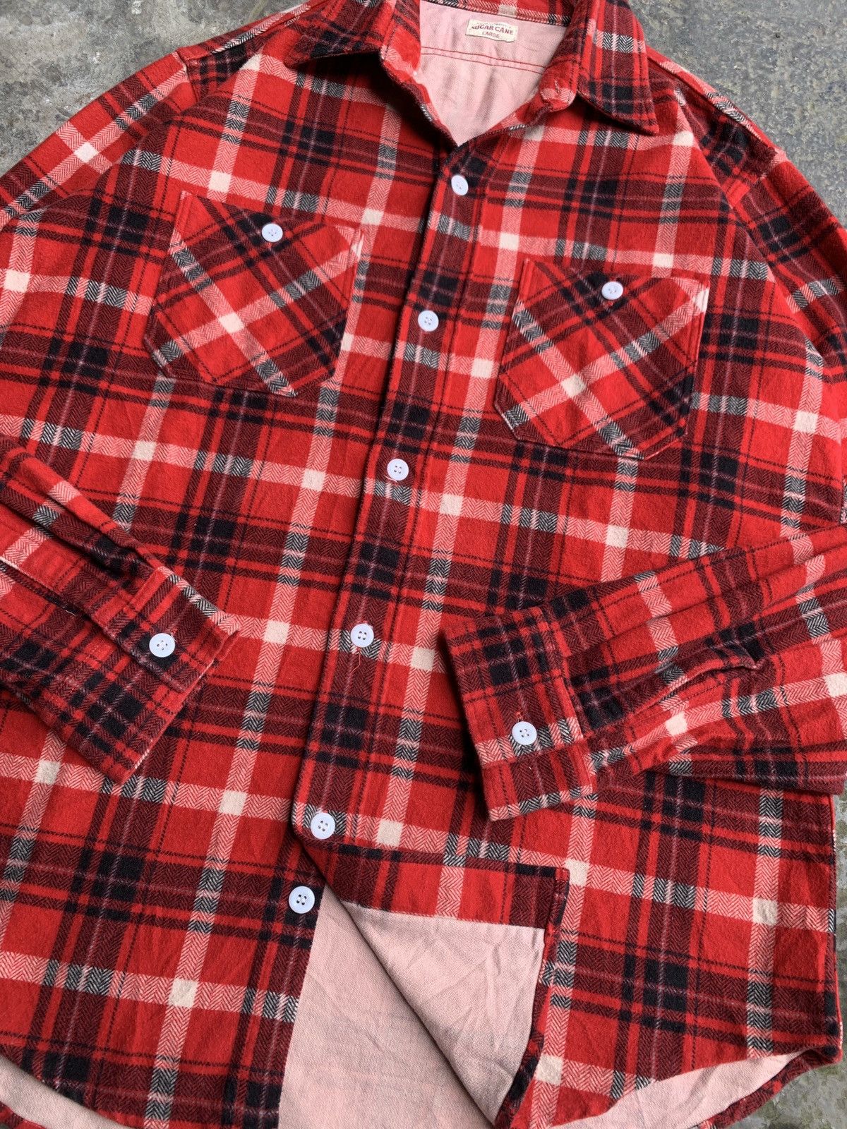 Sugar Cane Heavy Flannel Sugar Cane Double Pocket Large Size US L / EU 52-54 / 3 - 5 Thumbnail