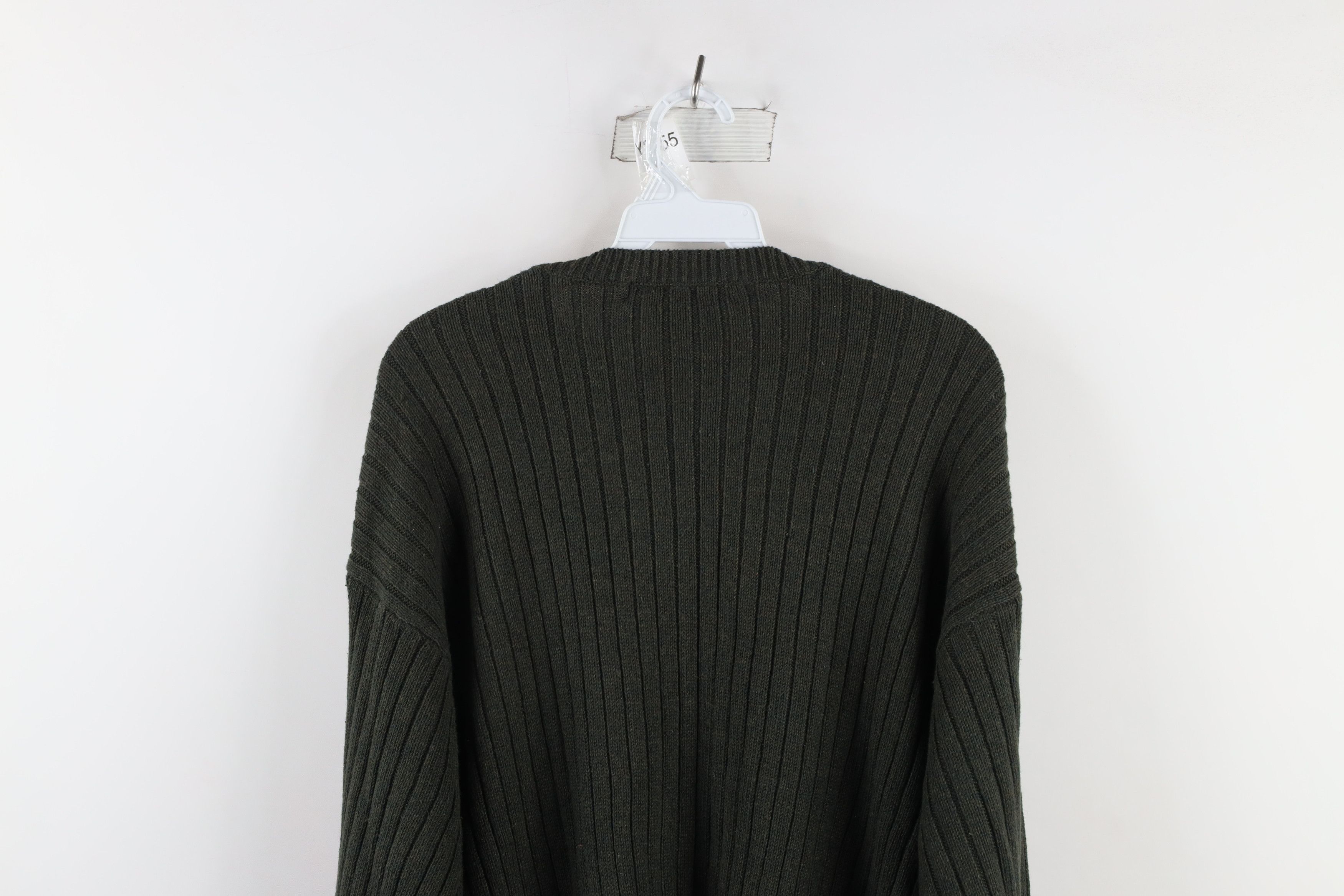 Vintage Deadstock Vintage 90s Streetwear Chunky Ribbed Knit Sweater Size US L / EU 52-54 / 3 - 7 Thumbnail