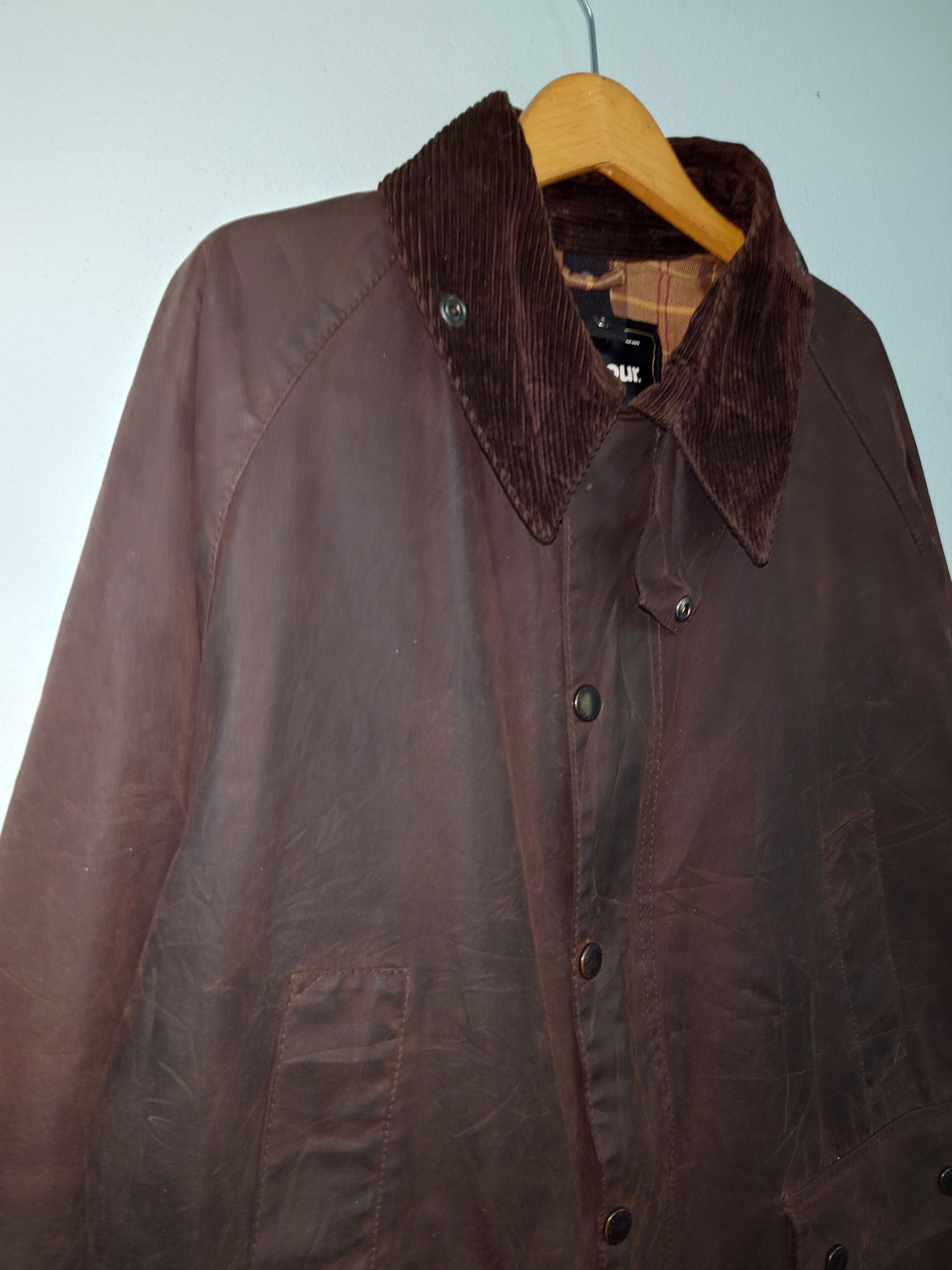 Barbour Authentic Barbour Bedale Waxed Jacket Rustic Brown Size US L / EU 52-54 / 3 - 6 Thumbnail
