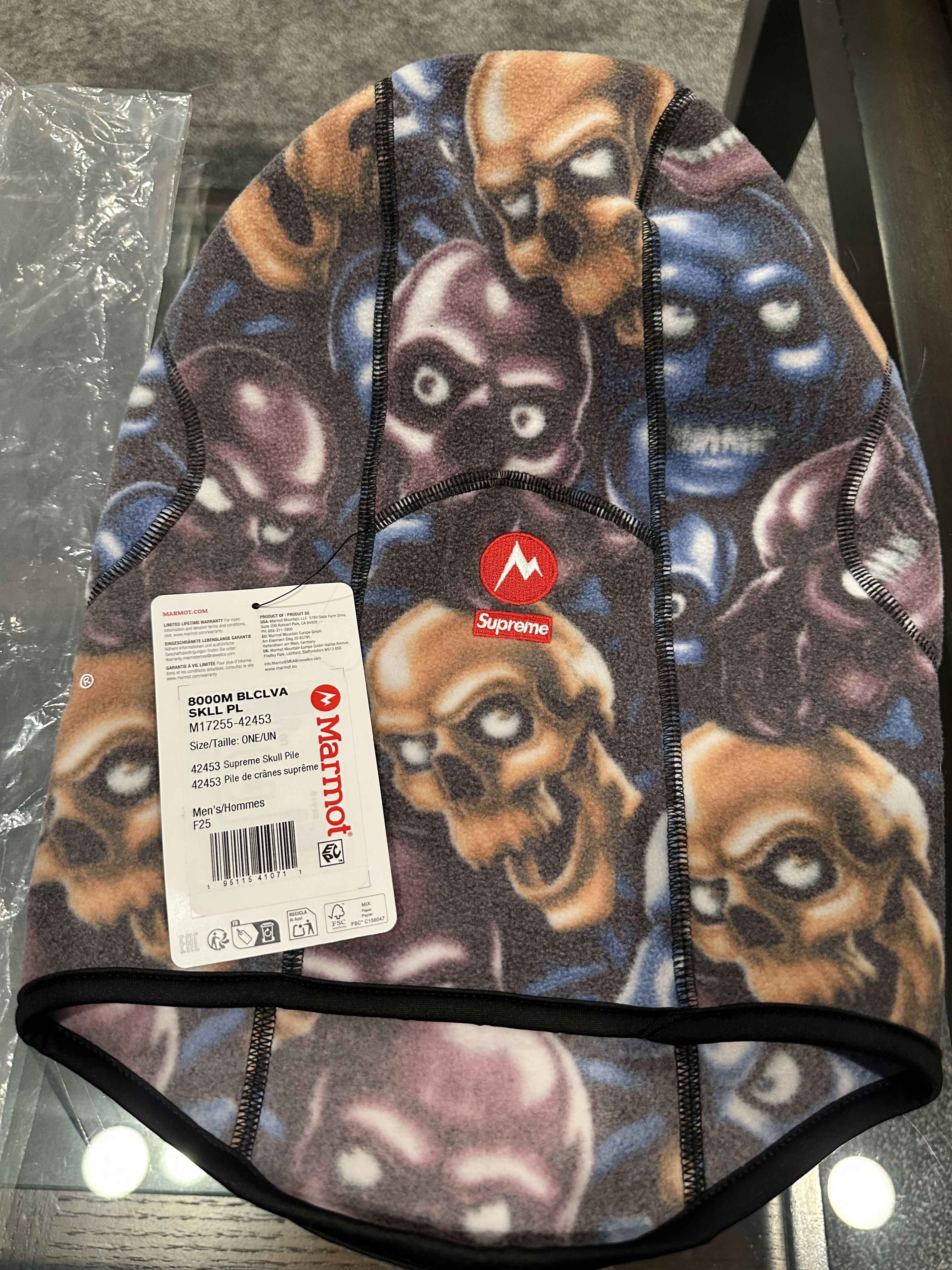 Supreme Supreme®/Marmot® Fleece Balaclava DSWT Size ONE SIZE - 3 Thumbnail